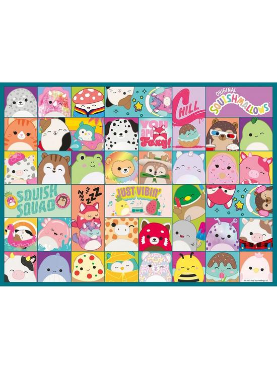 back image of ravensburger-squishmallows-xxl-100-piece-jigsaw-puzzle