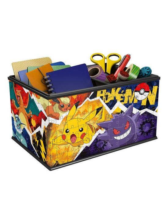 back image of ravensburger-pokemon-storage-box-216-piece-3d-jigsaw-puzzle
