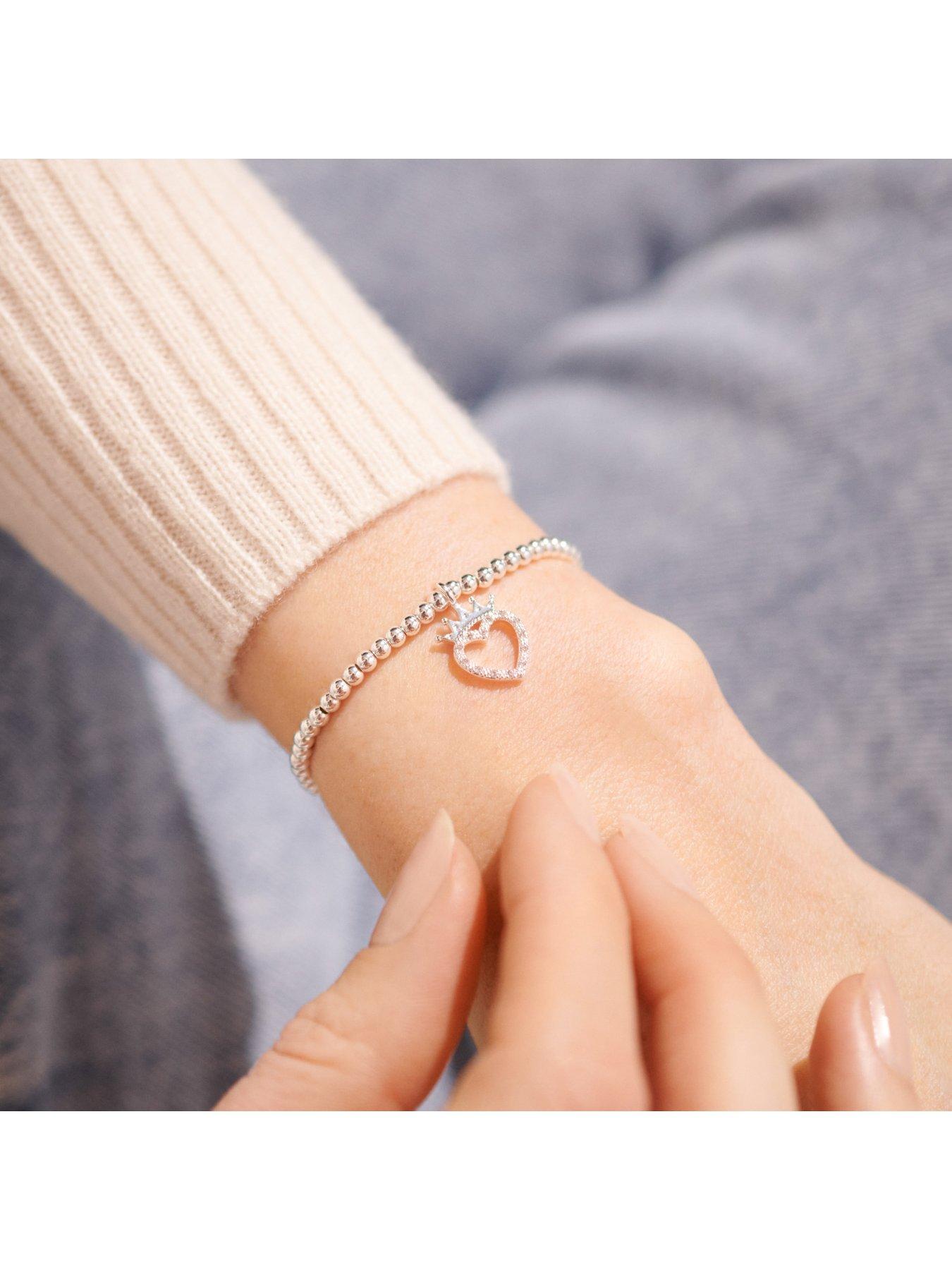  image of joma-jewellery-a-little-birthday-queen-bracelet-in-silver-plating