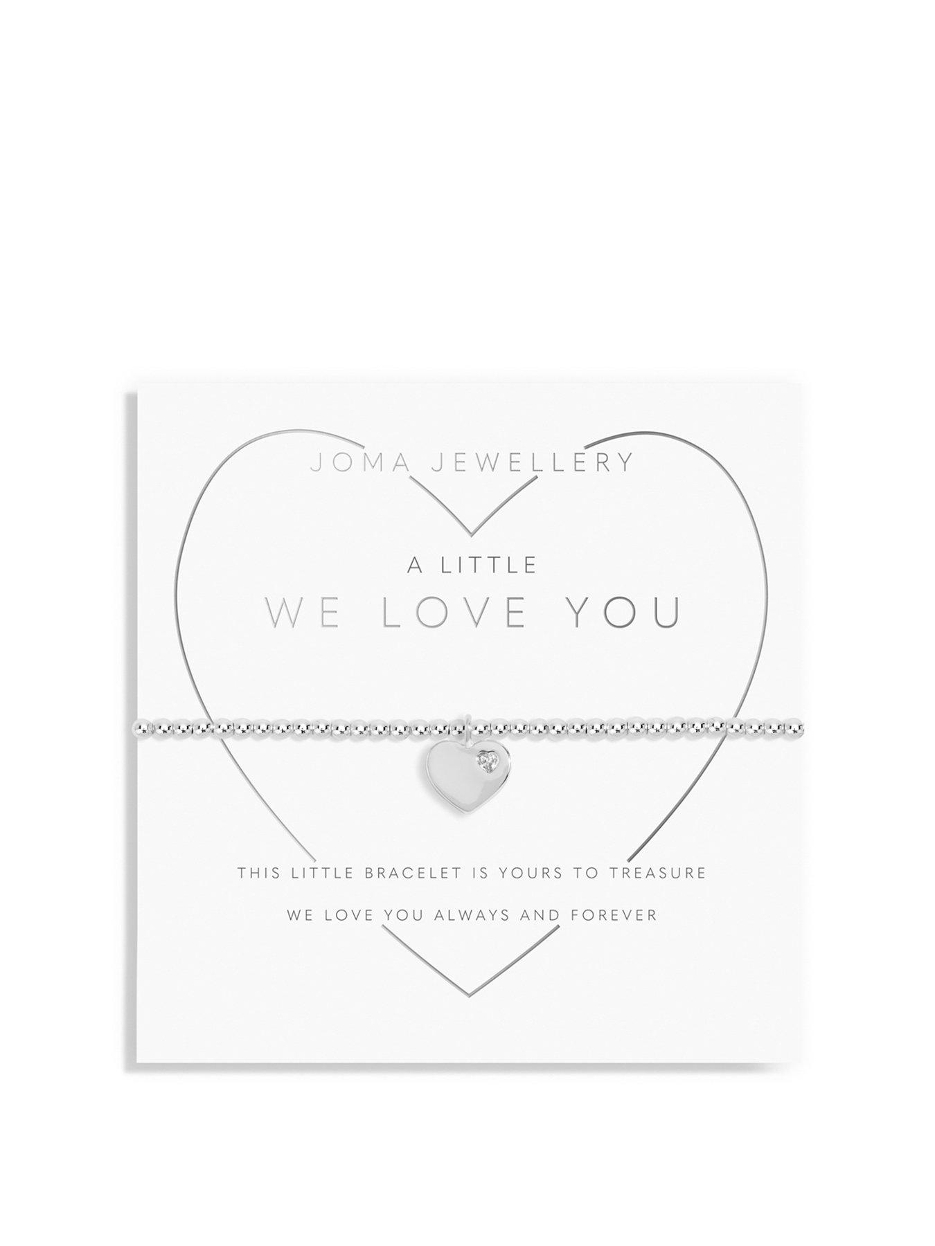 undefined Childrens A Little We Love You Bracelet In Silver Plating