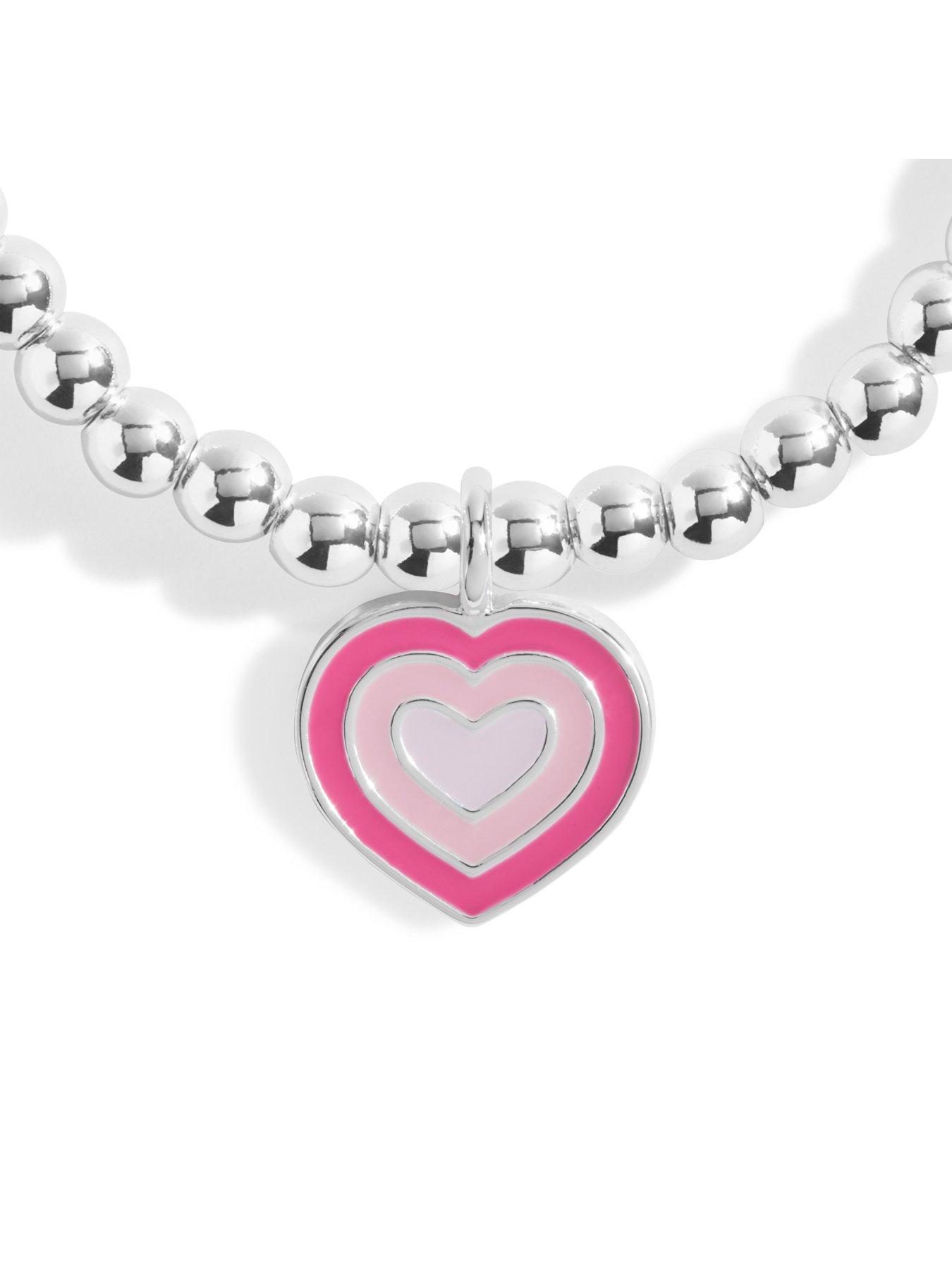 Image 3 of 4 of Joma Jewellery Childrens A Little Girls Rule Bracelet In Silver Plating