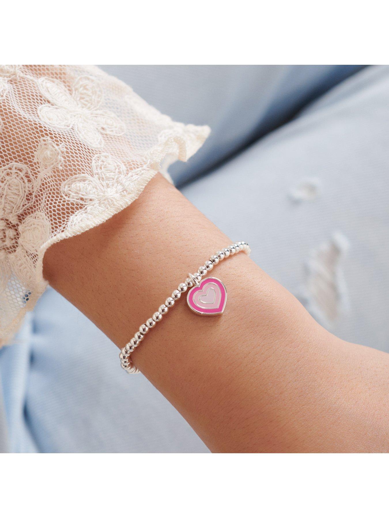 Image 4 of 4 of Joma Jewellery Childrens A Little Girls Rule Bracelet In Silver Plating