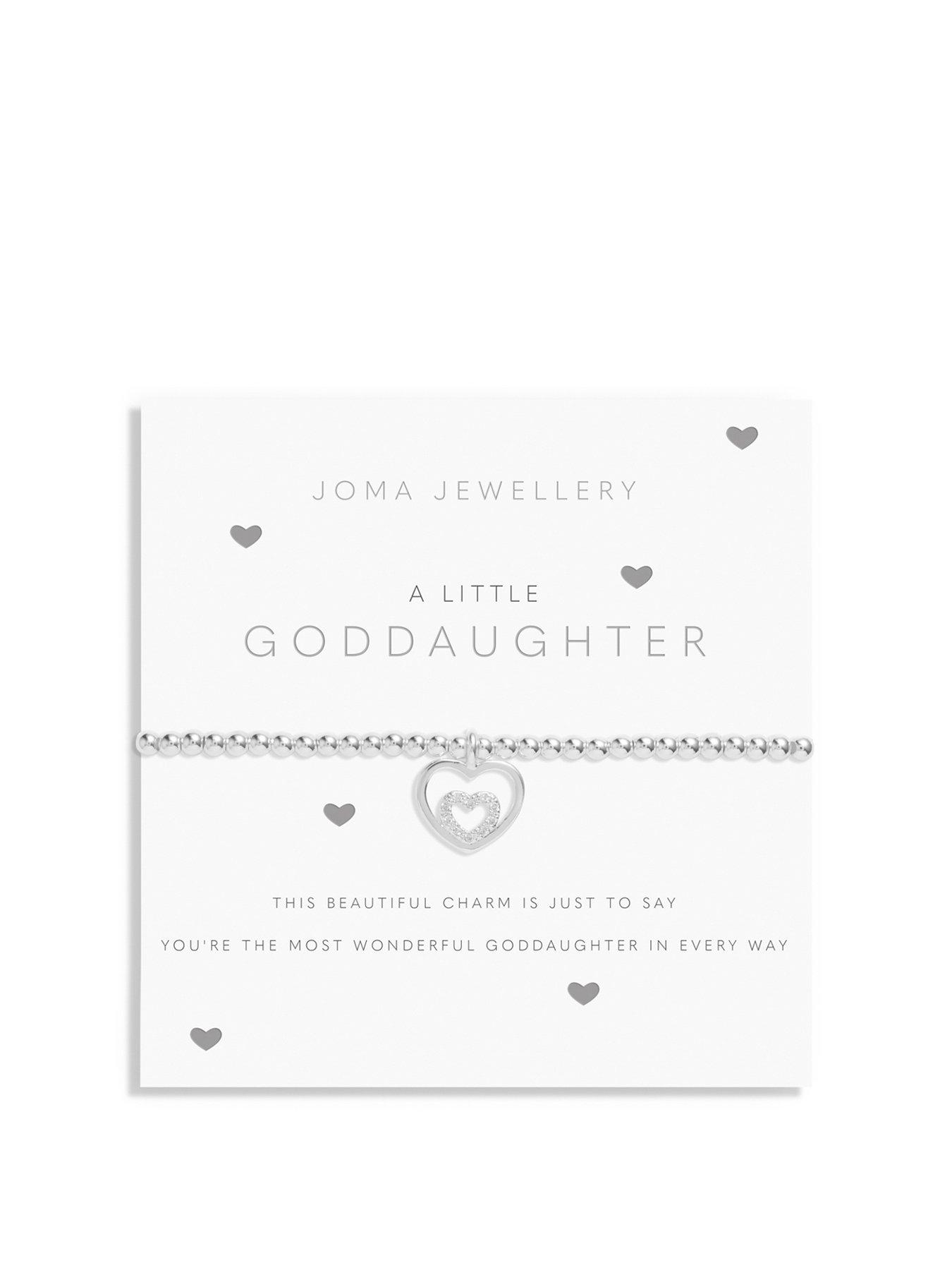 undefined Childrens A Little Goddaughter Bracelet In Silver Plating