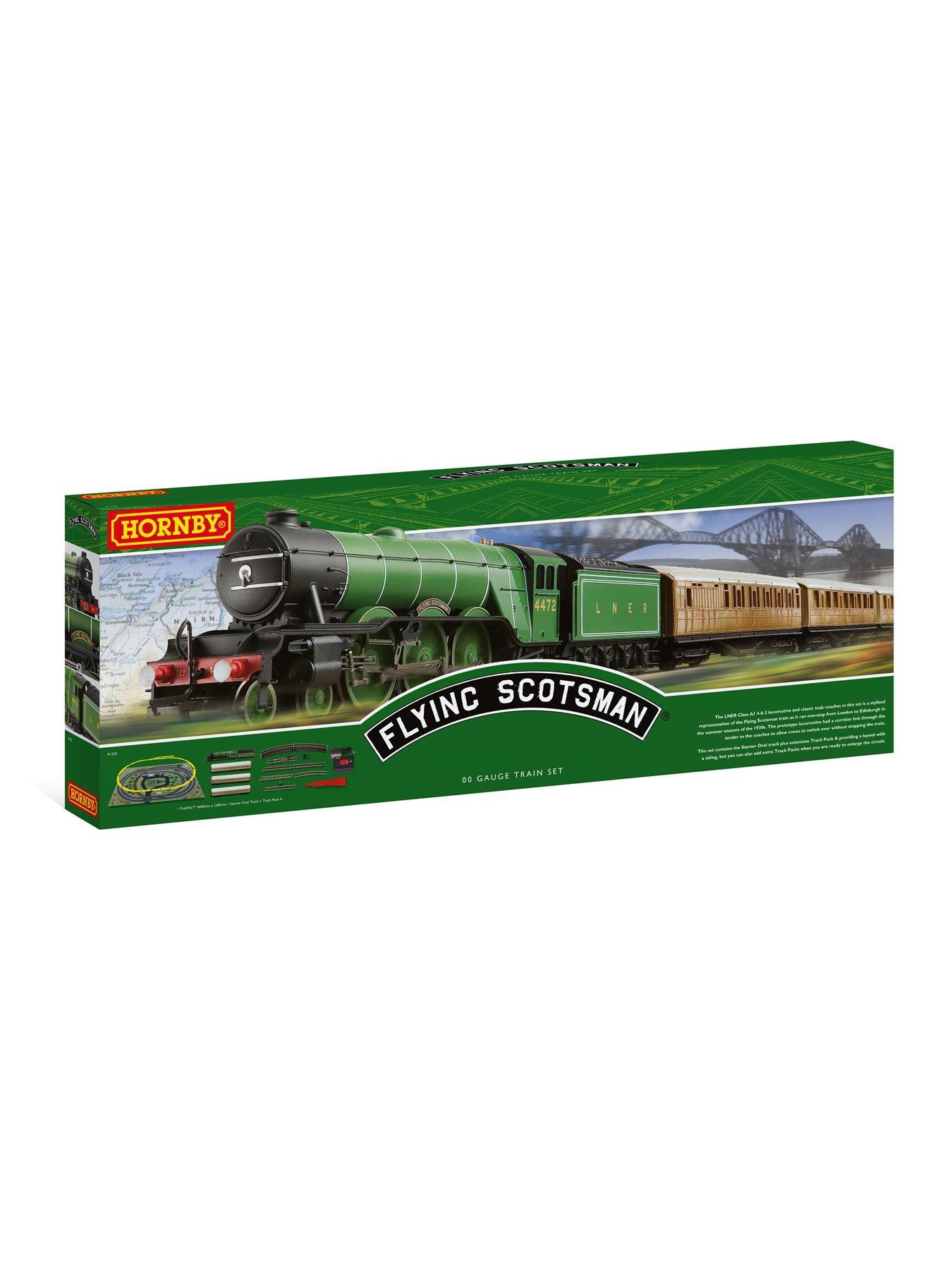 Hornby flying scotsman train hot sale set