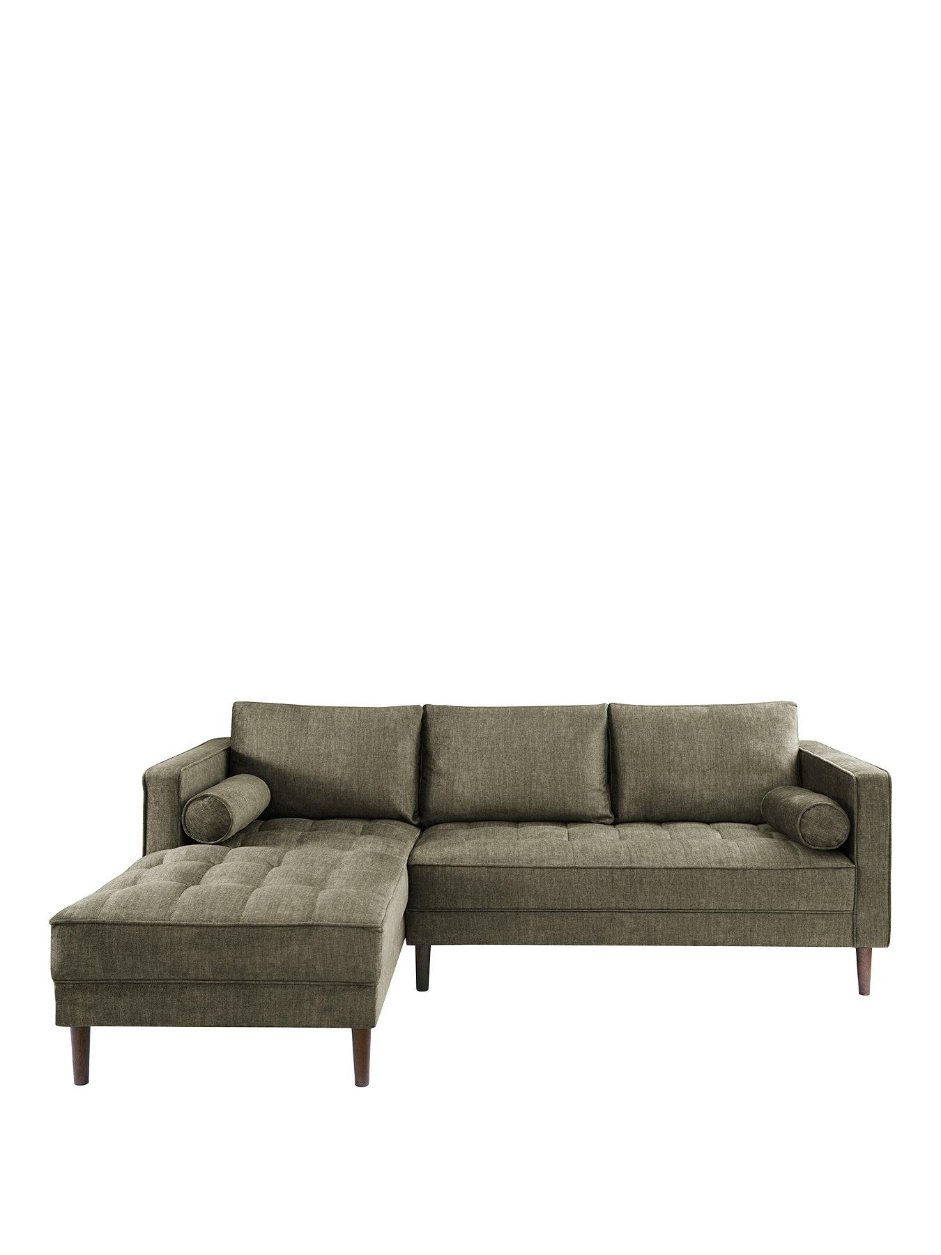 Image 2 of 7 of Very Home New Orleans Fabric&nbsp;Left Hand Chaise Sofa