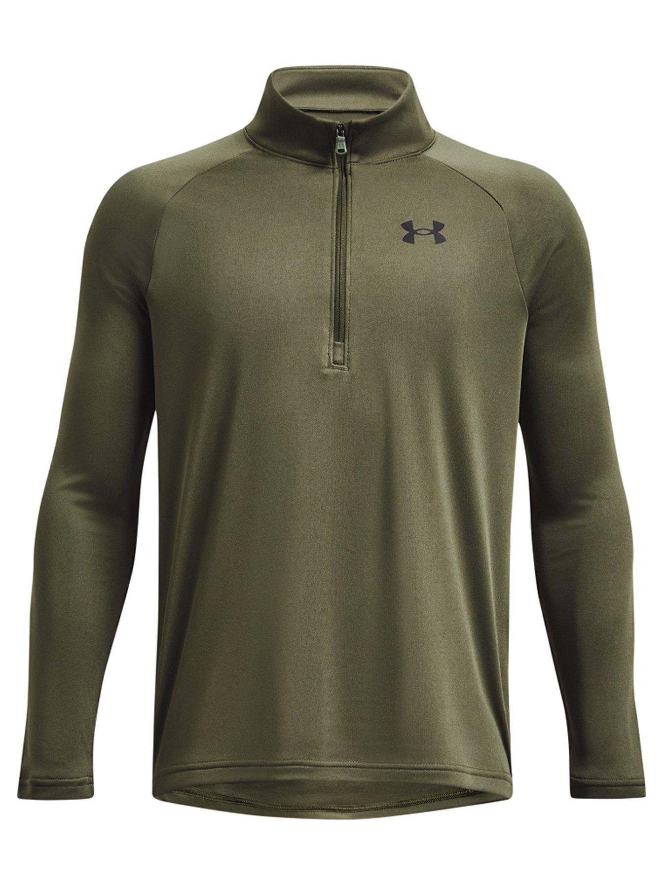 undefined Boys Tech 2.0 1/2 Zip - Khaki