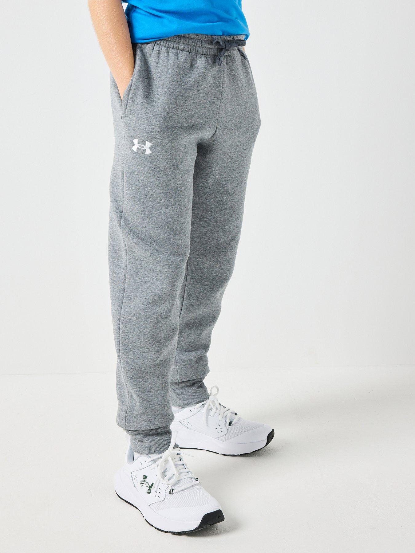UNDER ARMOUR Boys Rival Fleece Joggers - Grey