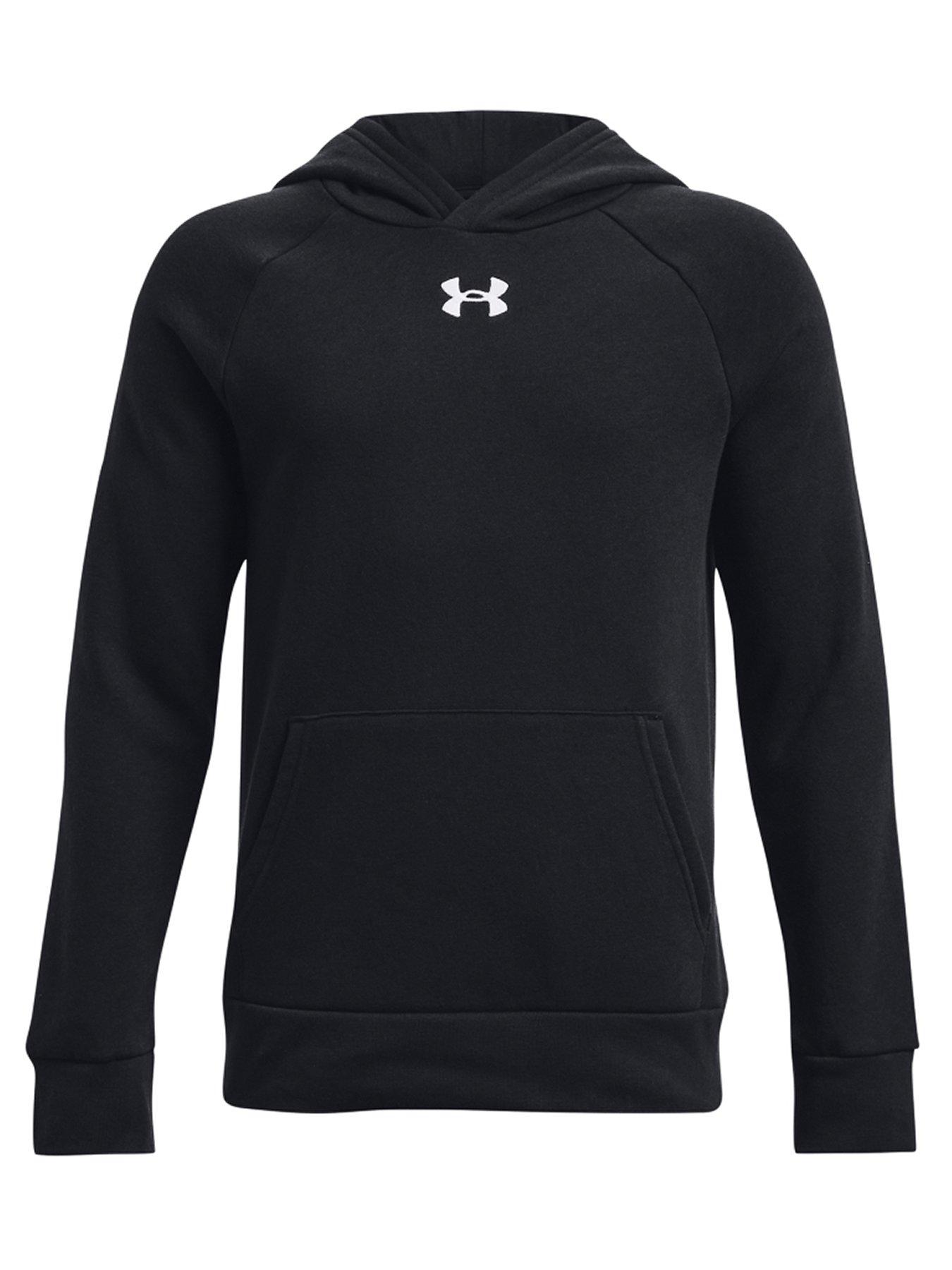 undefined Boys Rival Fleece Hoodie - Black/White