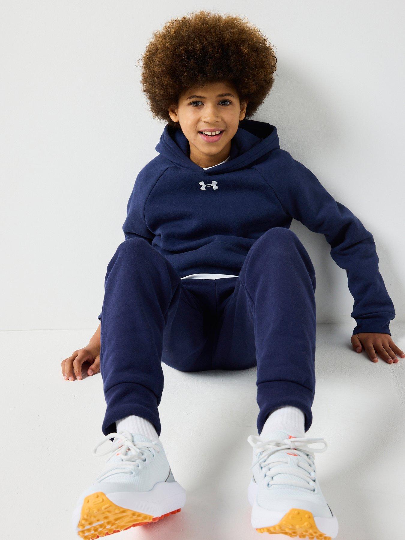 Image 1 of 6 of UNDER ARMOUR Boys Rival Fleece Hoodie - Navy