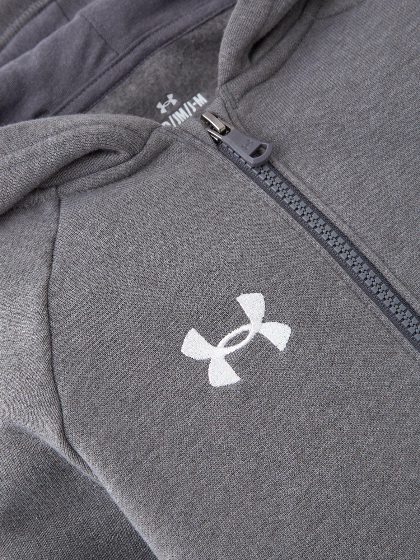 Boys' UA Rival Fleece Full-Zip Hoodie