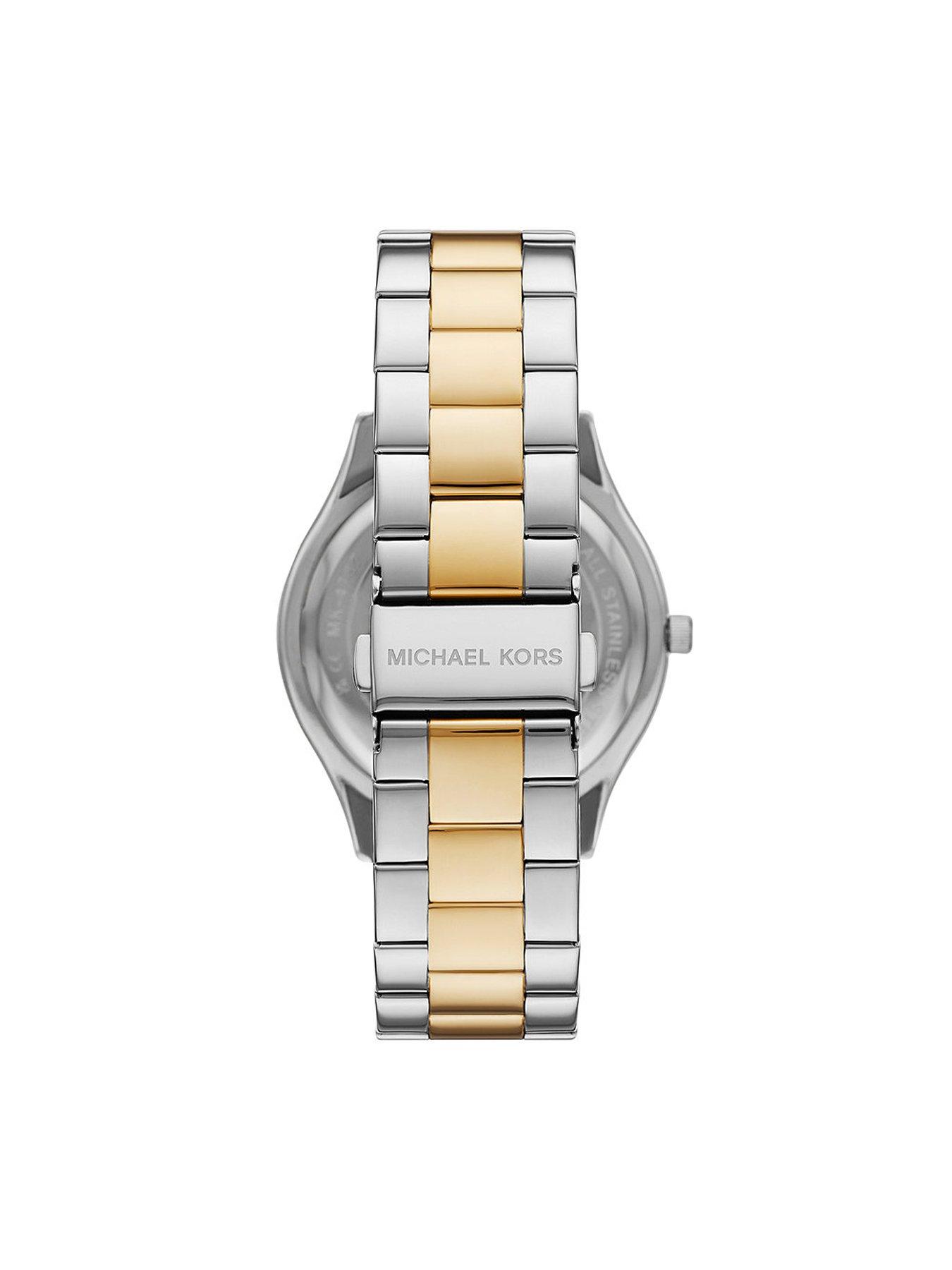 Michael kors stainless steel back deals