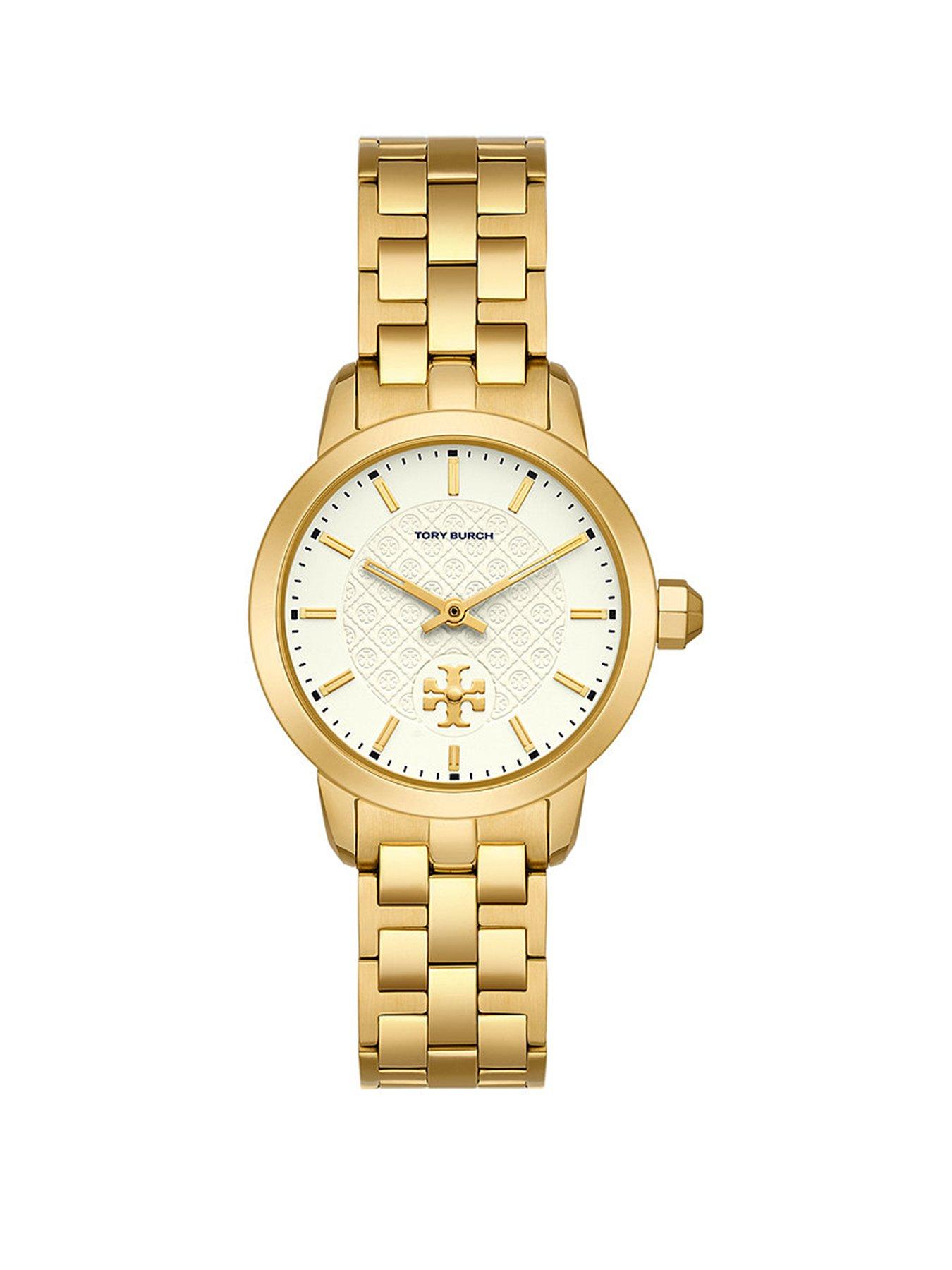  image of tory-burch-the-tory-ivory-dial-watch