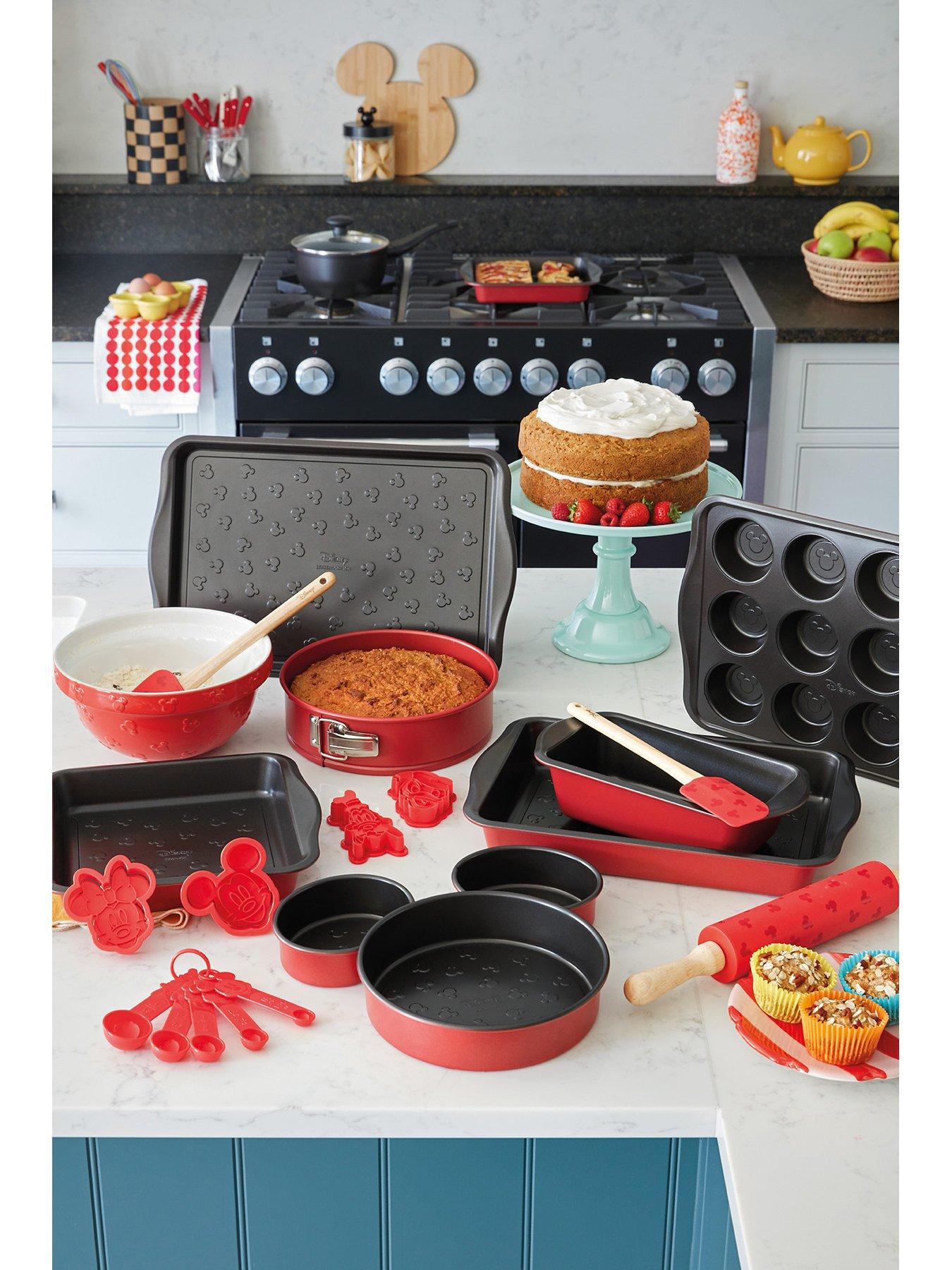  image of disney-bake-with-mickey-mouse-23-cm-springform-cake-tinnbsp--red-amp-black