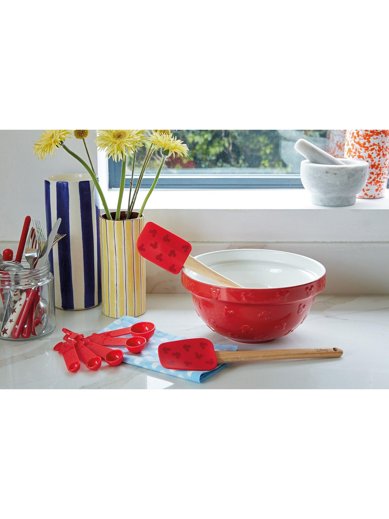  image of disney-bake-with-mickey-mouse-2-piece-silicone-spatula-and-spoonula-set