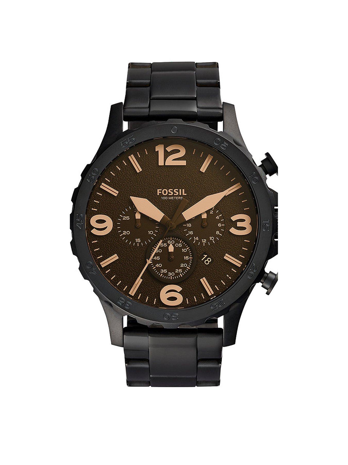 Fossil watch black online friday