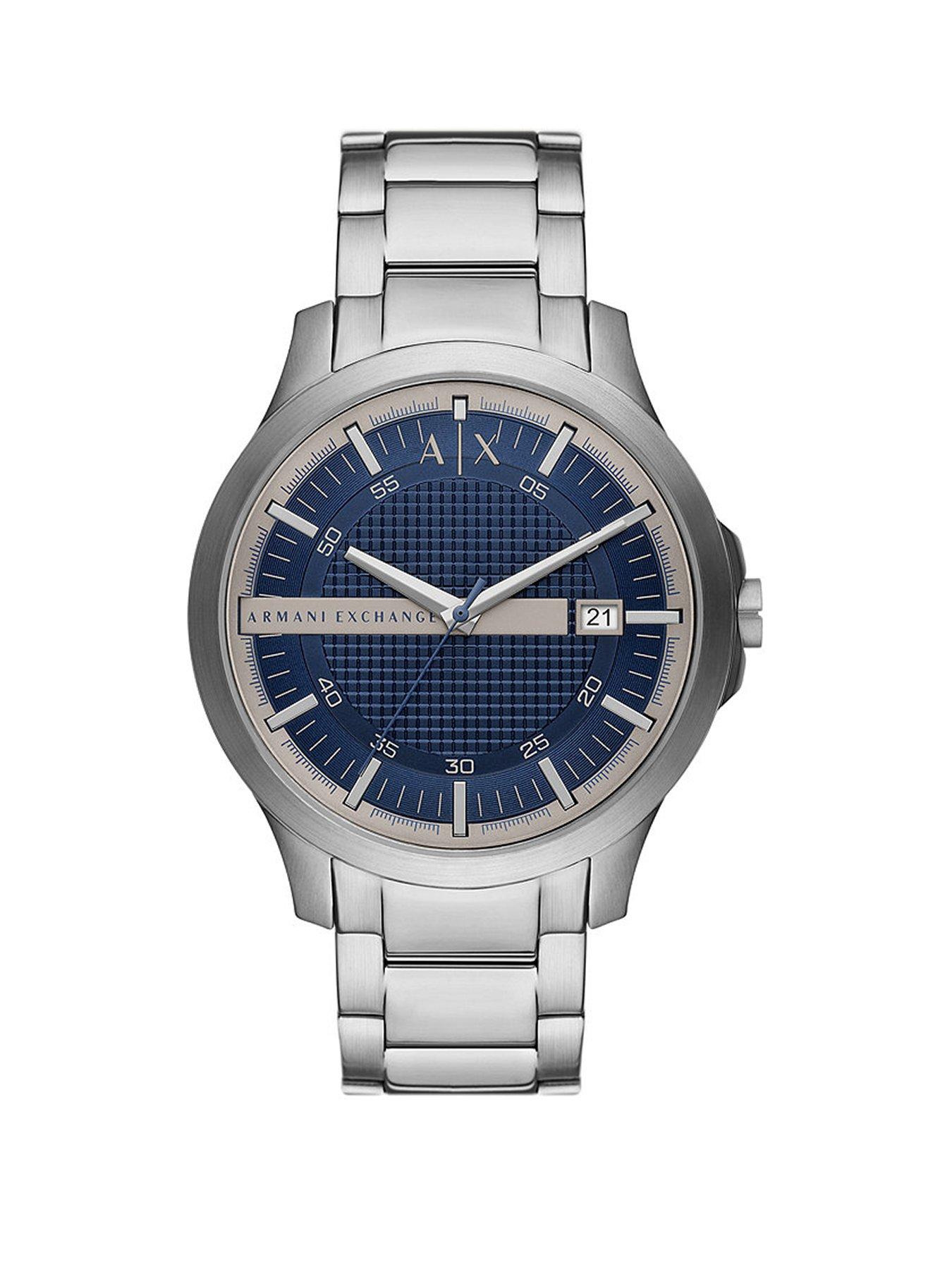 Armani exchange men's 2024 stainless steel watch