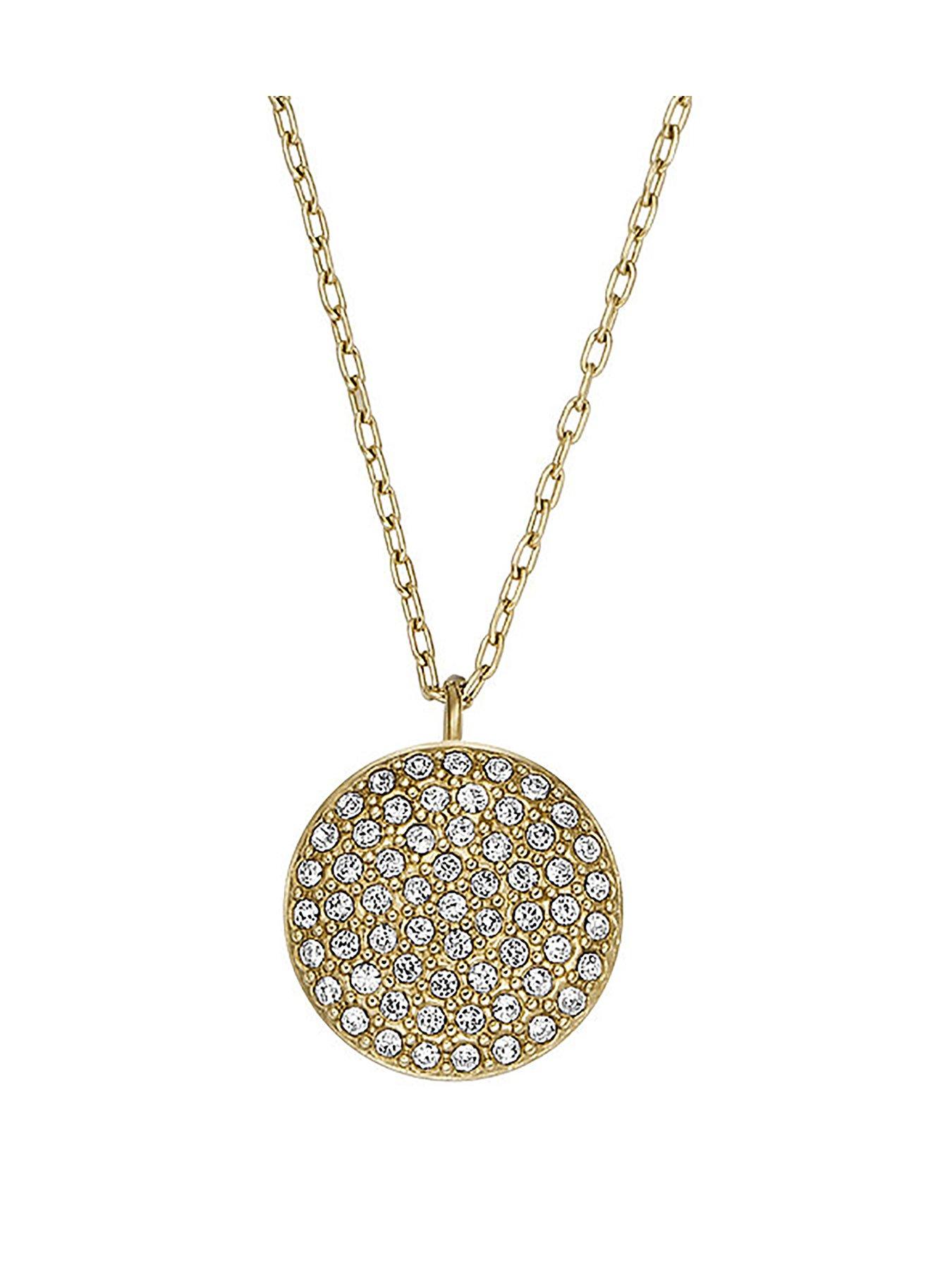 Clear and Gold Sadie Necklace