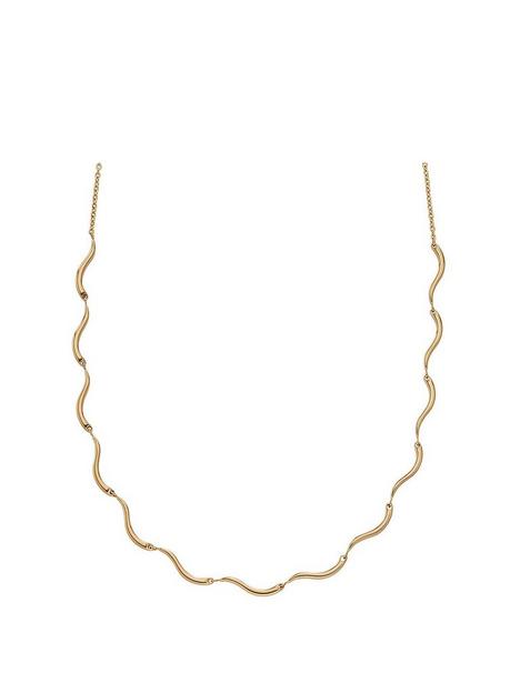 skagen-agnethe-yellow-gold-tone-necklace