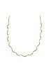  image of skagen-agnethe-yellow-gold-tone-necklace
