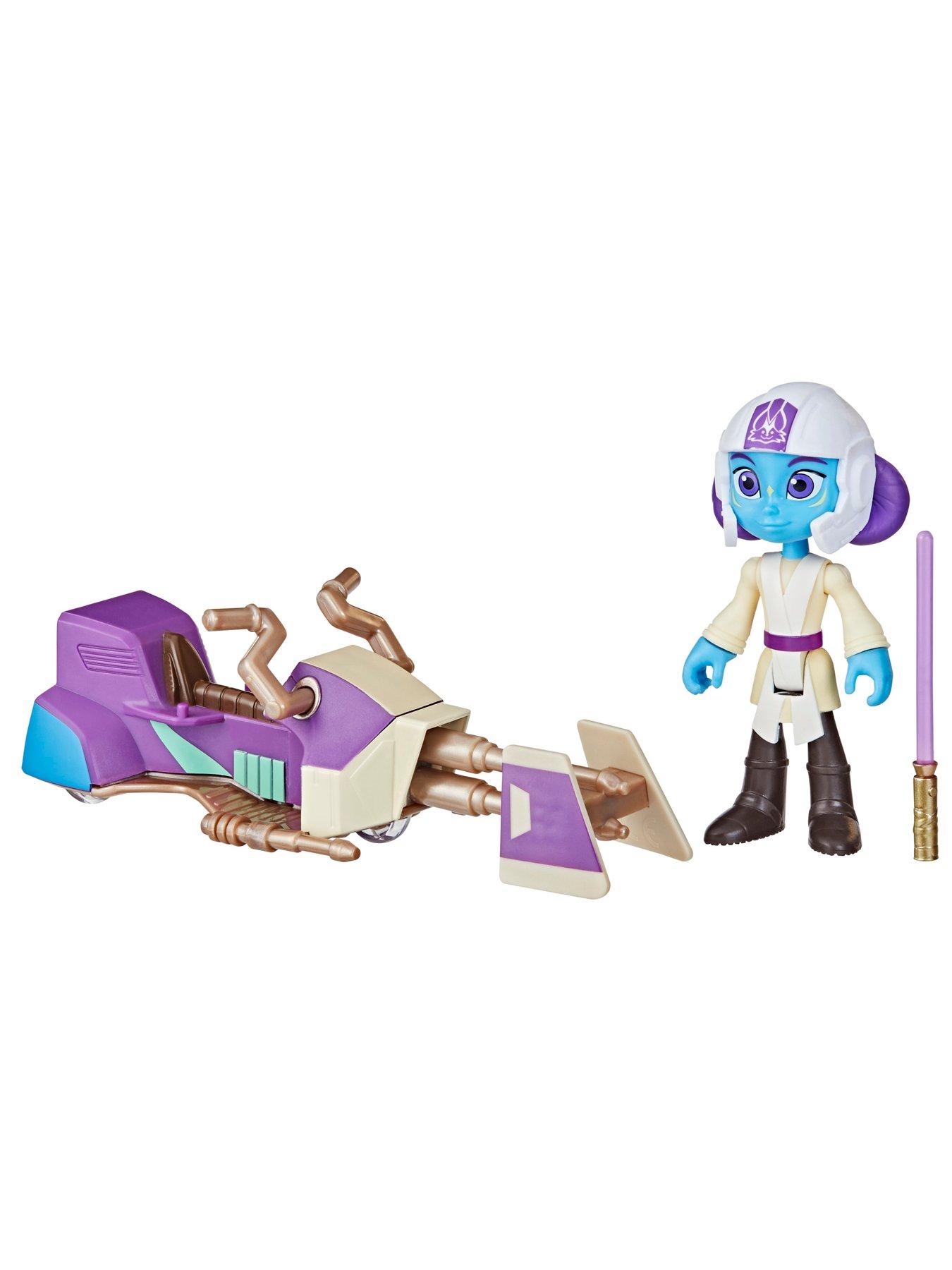 Image 2 of 5 of Star Wars Lys Solay Figure &amp; Speeder Bike