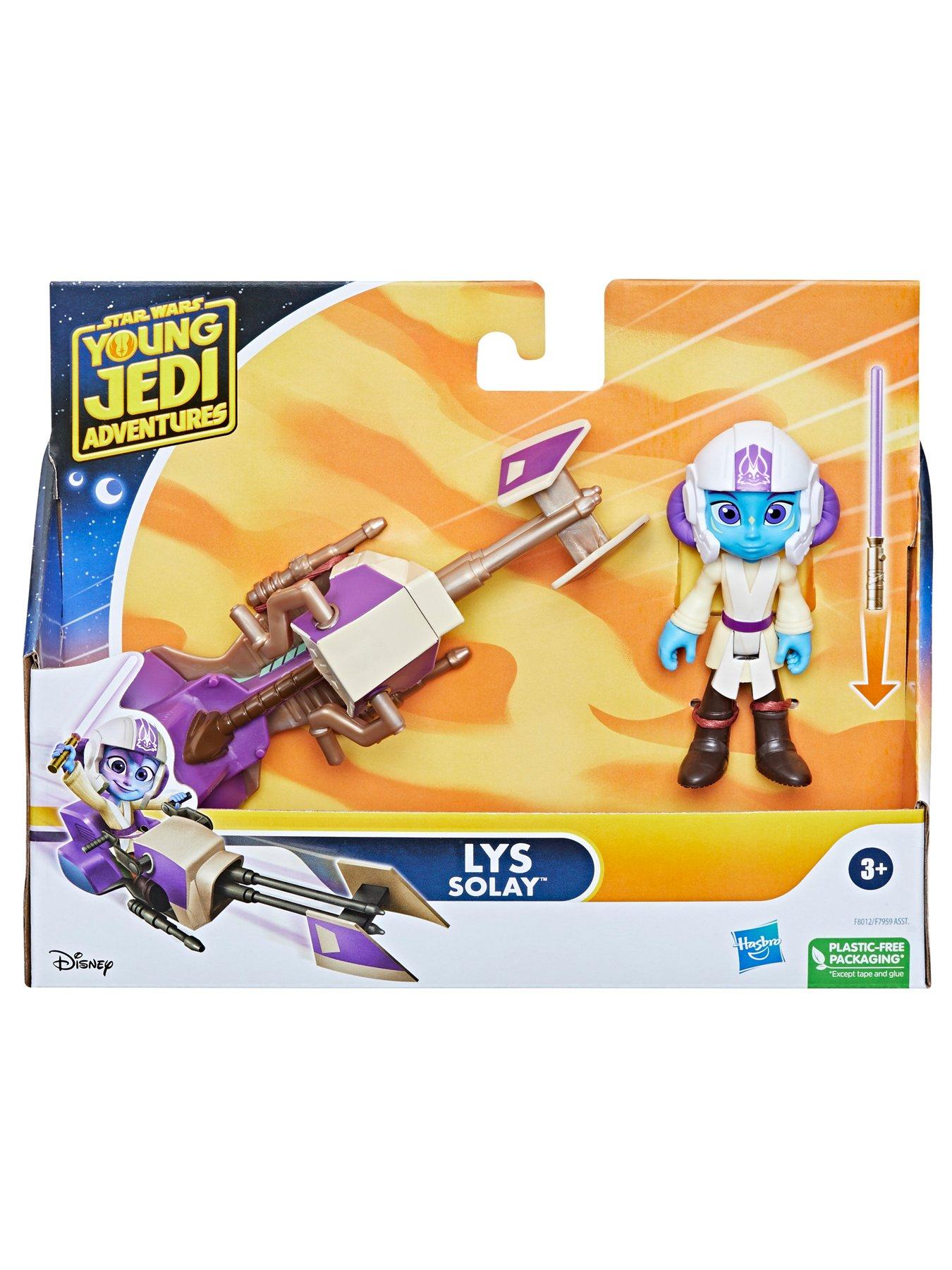 Image 3 of 5 of Star Wars Lys Solay Figure &amp; Speeder Bike