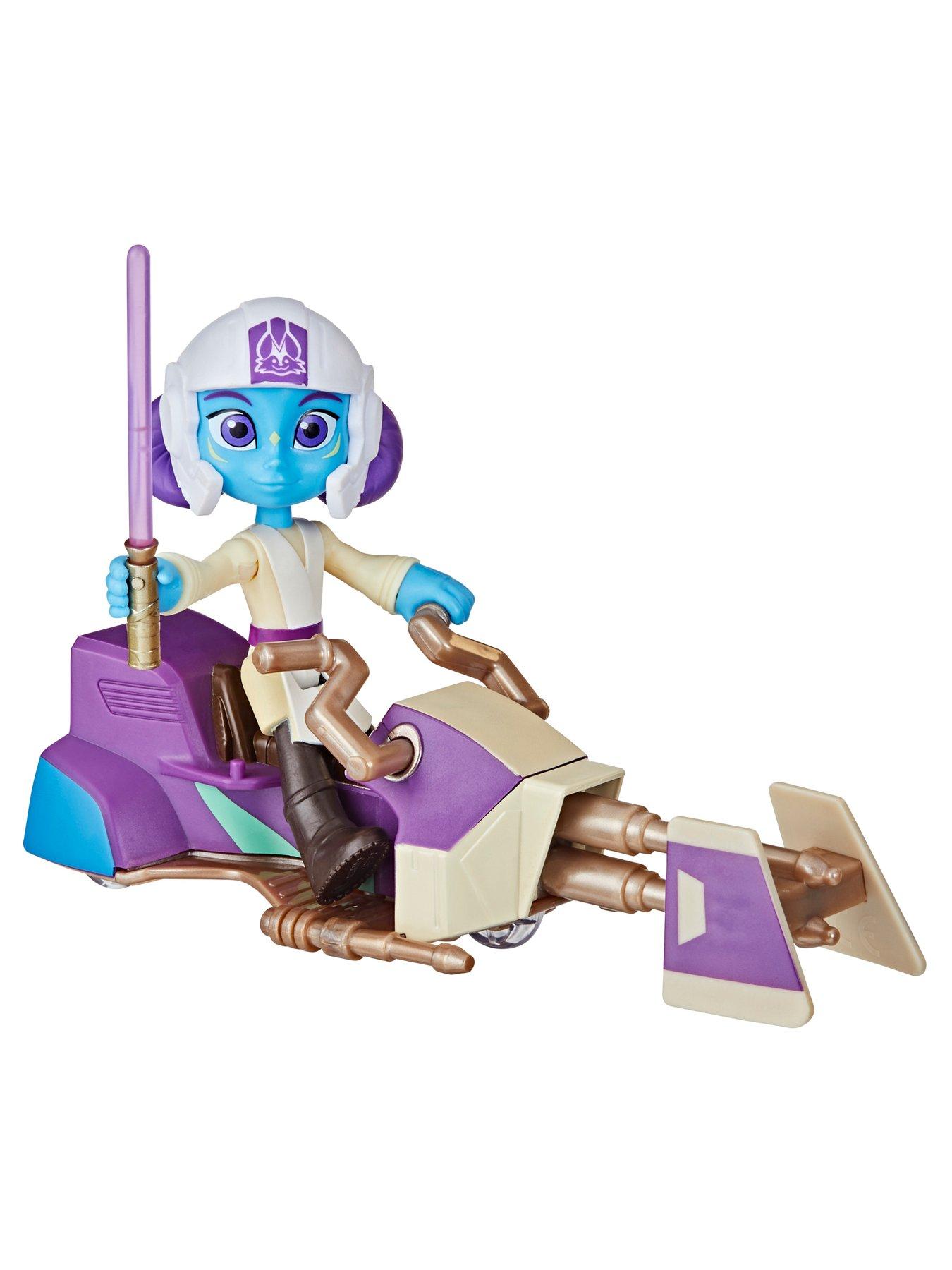 Image 4 of 5 of Star Wars Lys Solay Figure &amp; Speeder Bike