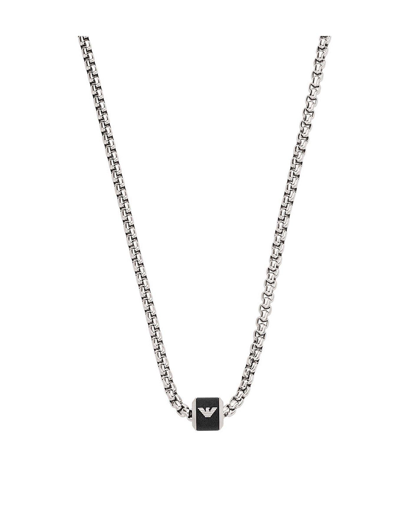 Mens armani sale cross necklace