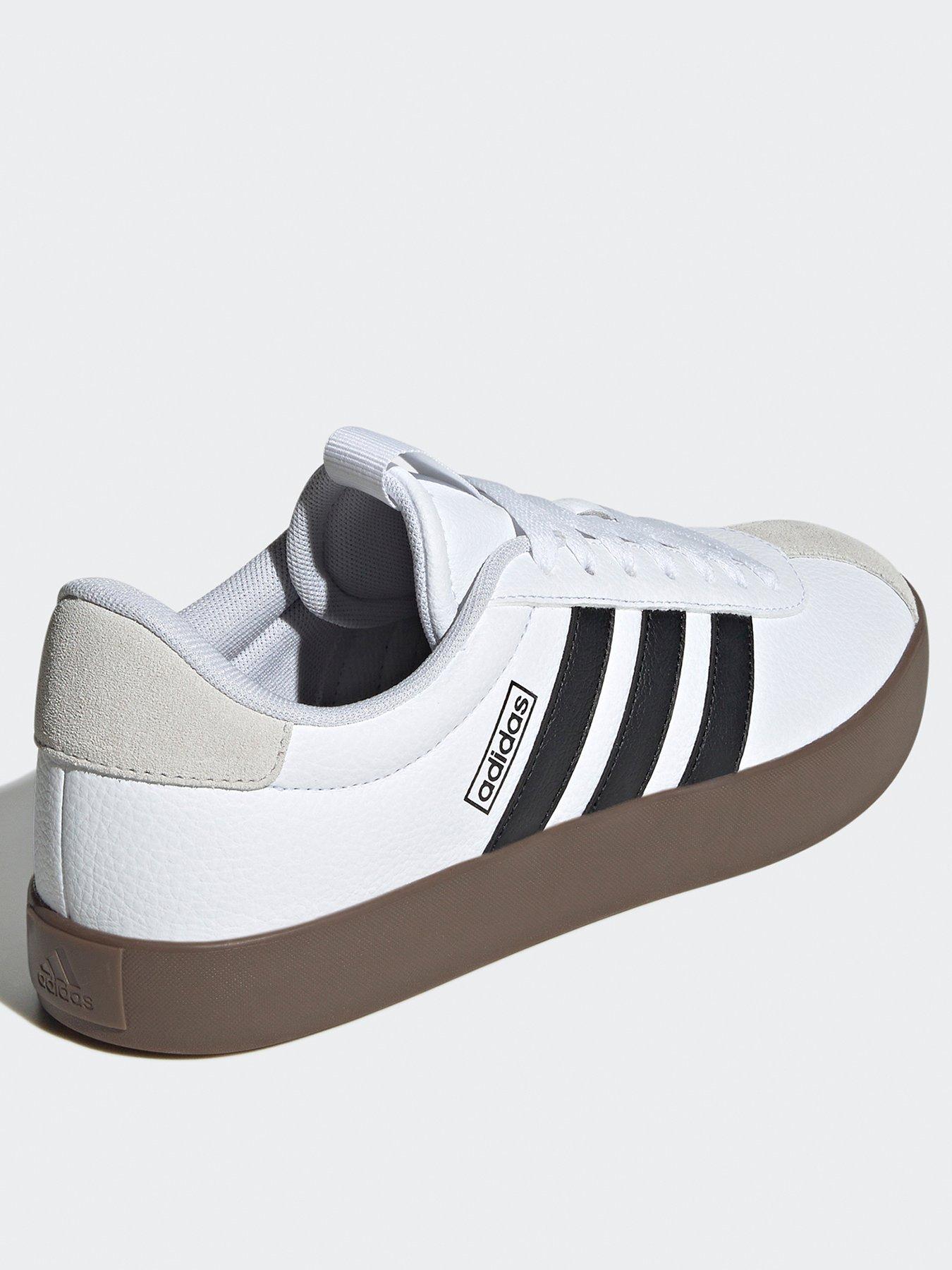  image of adidas-sportswear-mens-vl-court-30-trainers-whiteblack