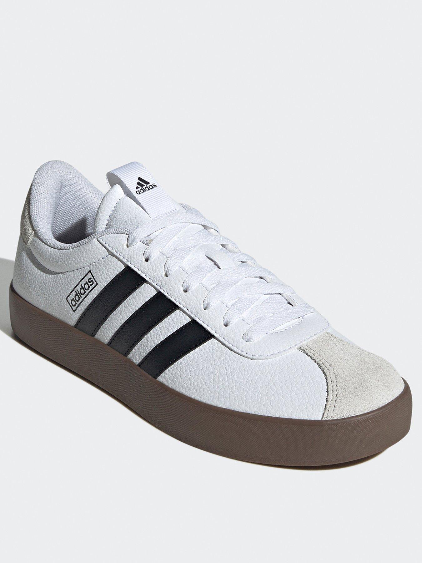  image of adidas-sportswear-mens-vl-court-30-trainers-whiteblack