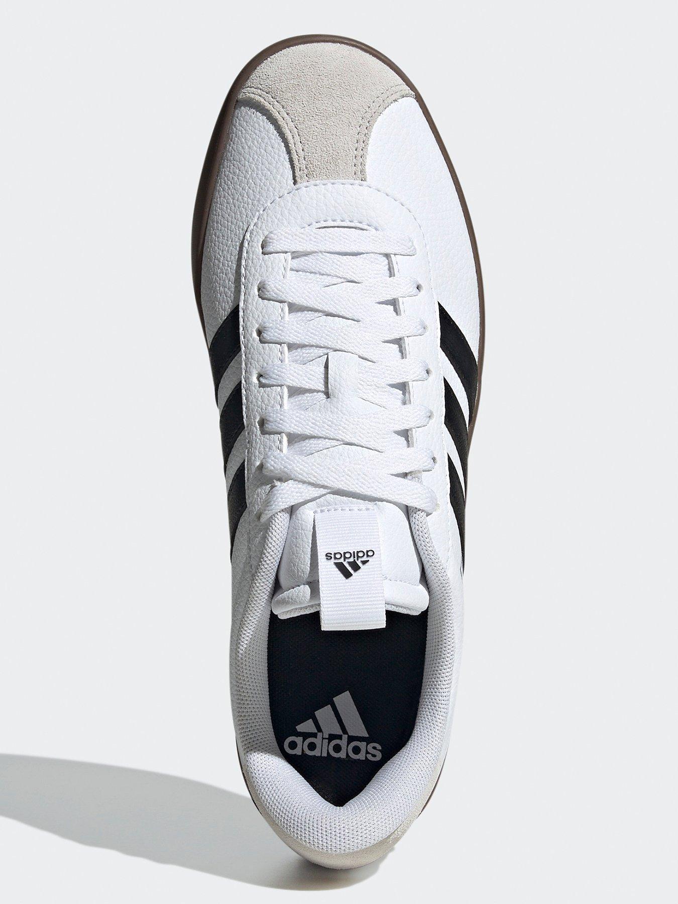  image of adidas-sportswear-mens-vl-court-30-trainers-whiteblack