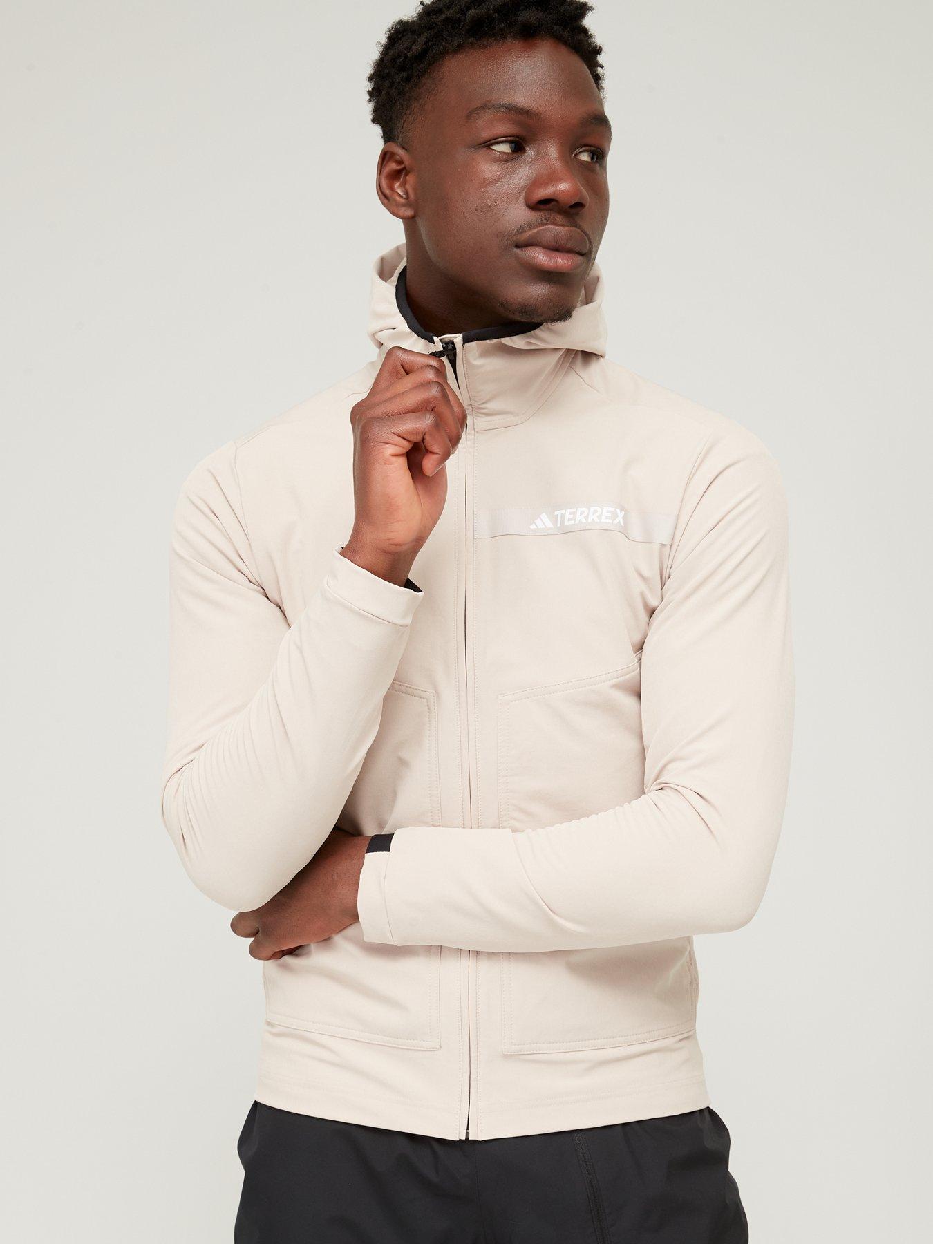 adidas male varilite hybrid jacket : : Clothing & Accessories