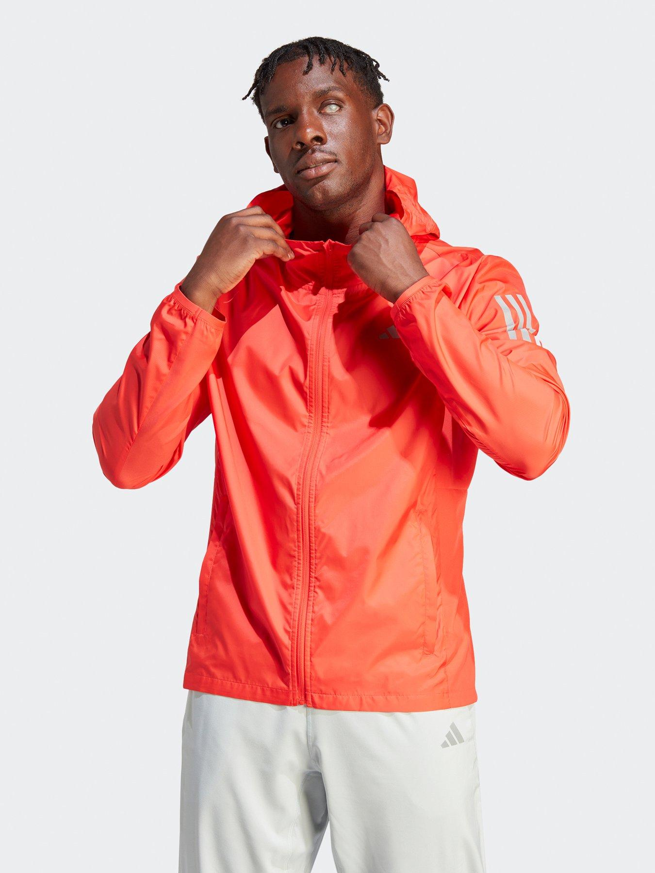 Adidas performance own discount the run jacket