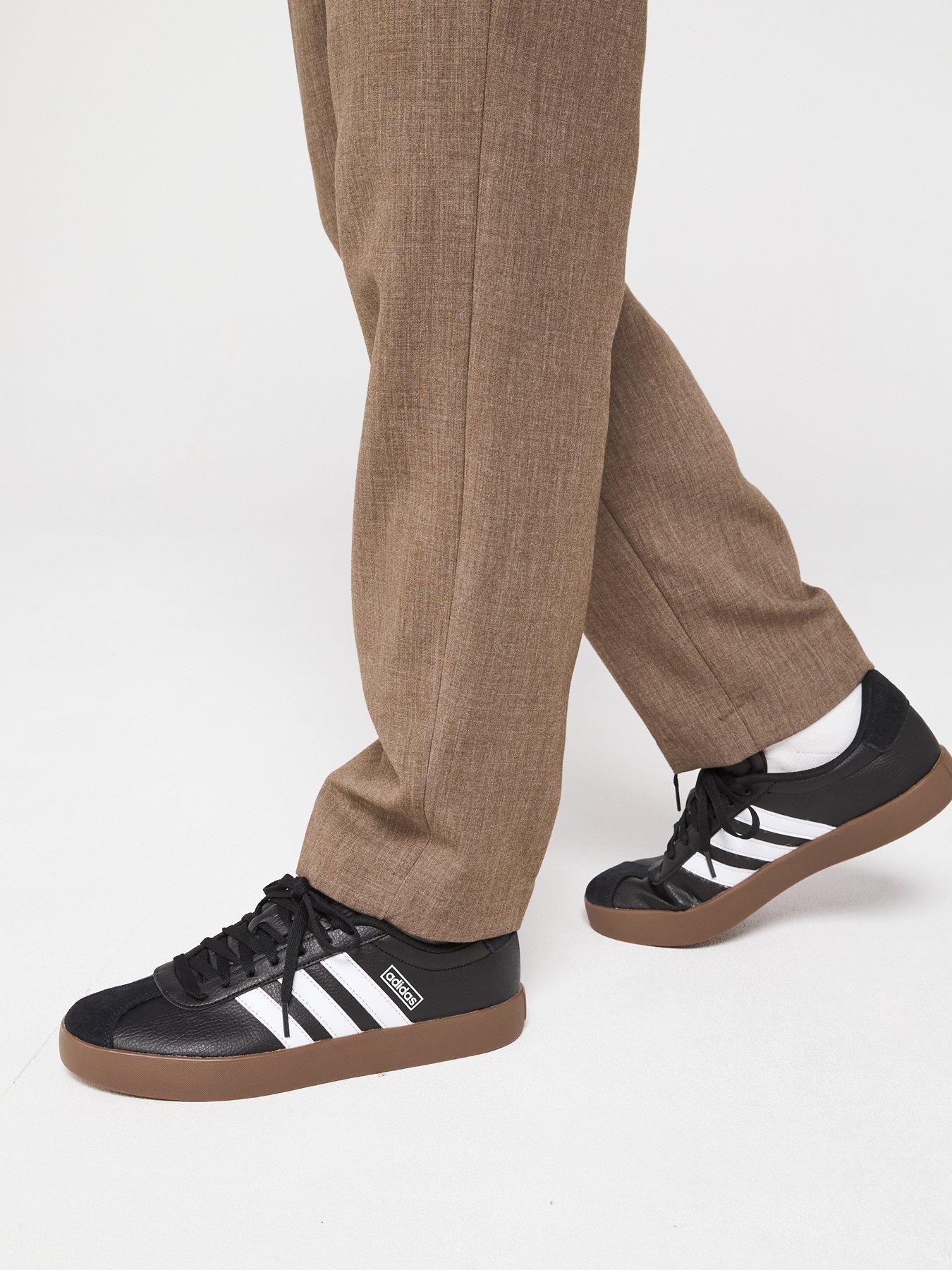  image of adidas-sportswear-mens-vl-court-30-trainers-blackwhite