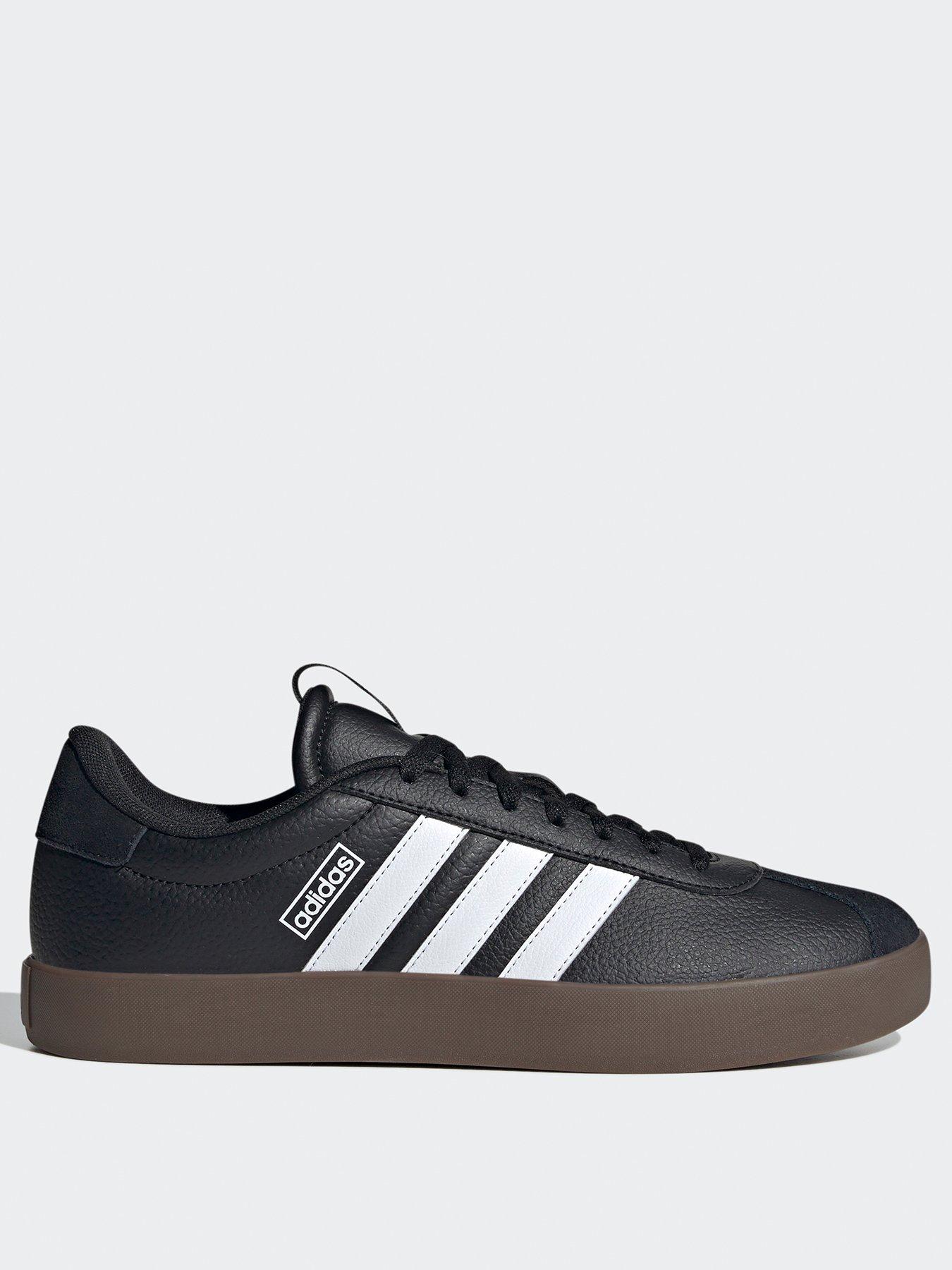 image of adidas-sportswear-mens-vl-court-30-trainers-blackwhite