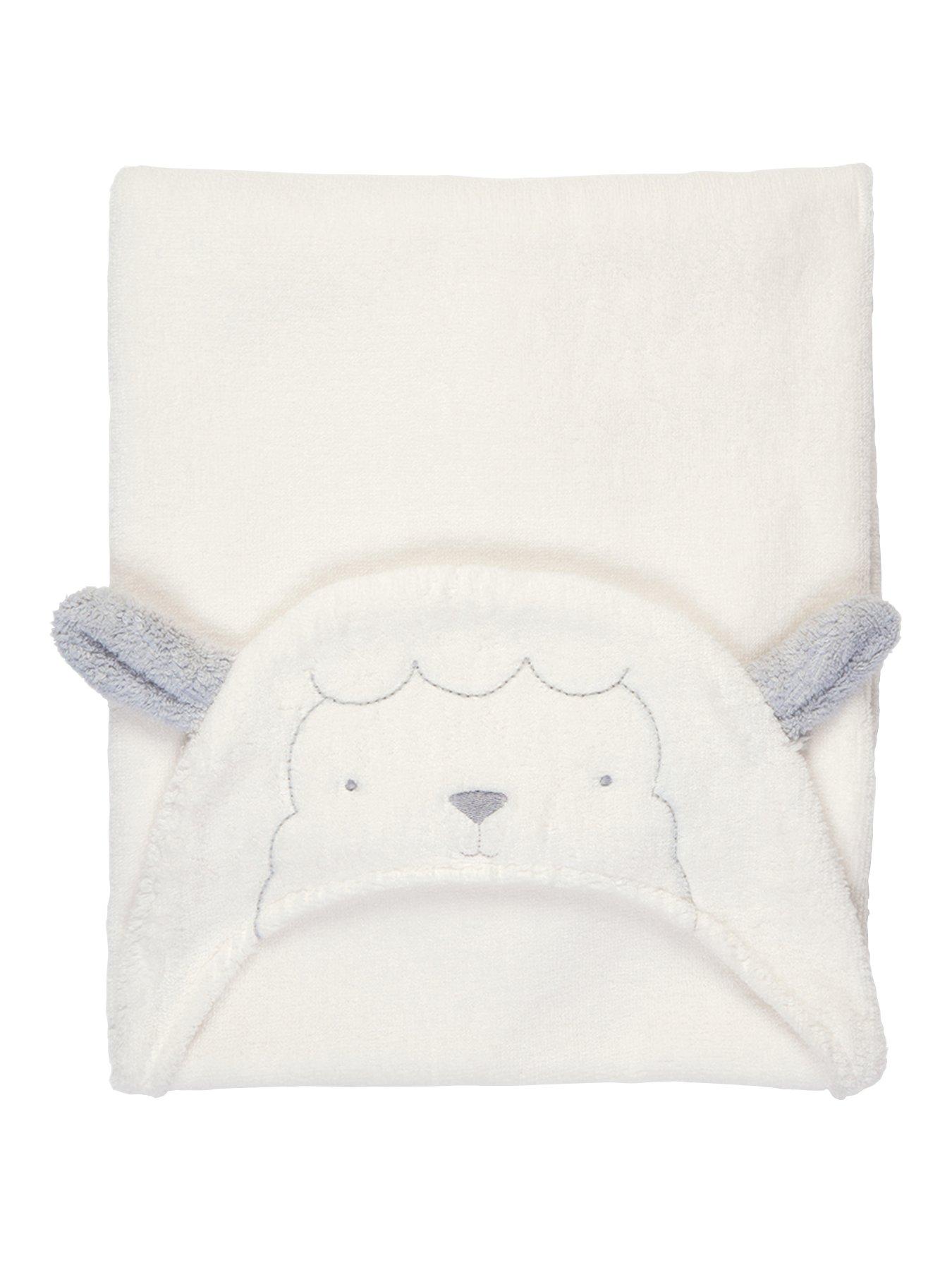 Mamas & Papas Hooded Baby Towel Lamb