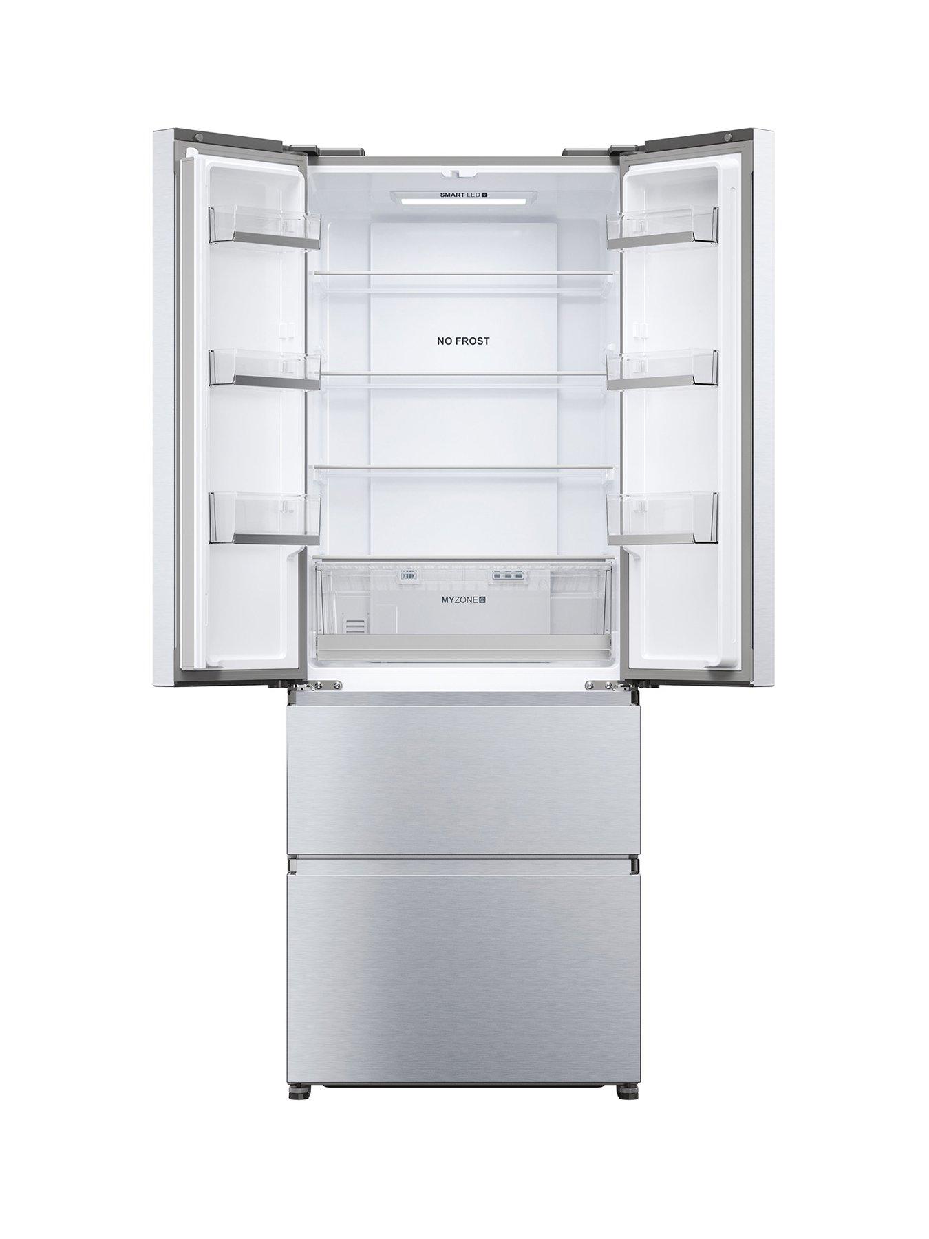 stillFront image of haier-fd-70-hfr5719enmg-70cm-widenbspfrost-free-american-fridge-freezernbspe-rated-stainless-steel
