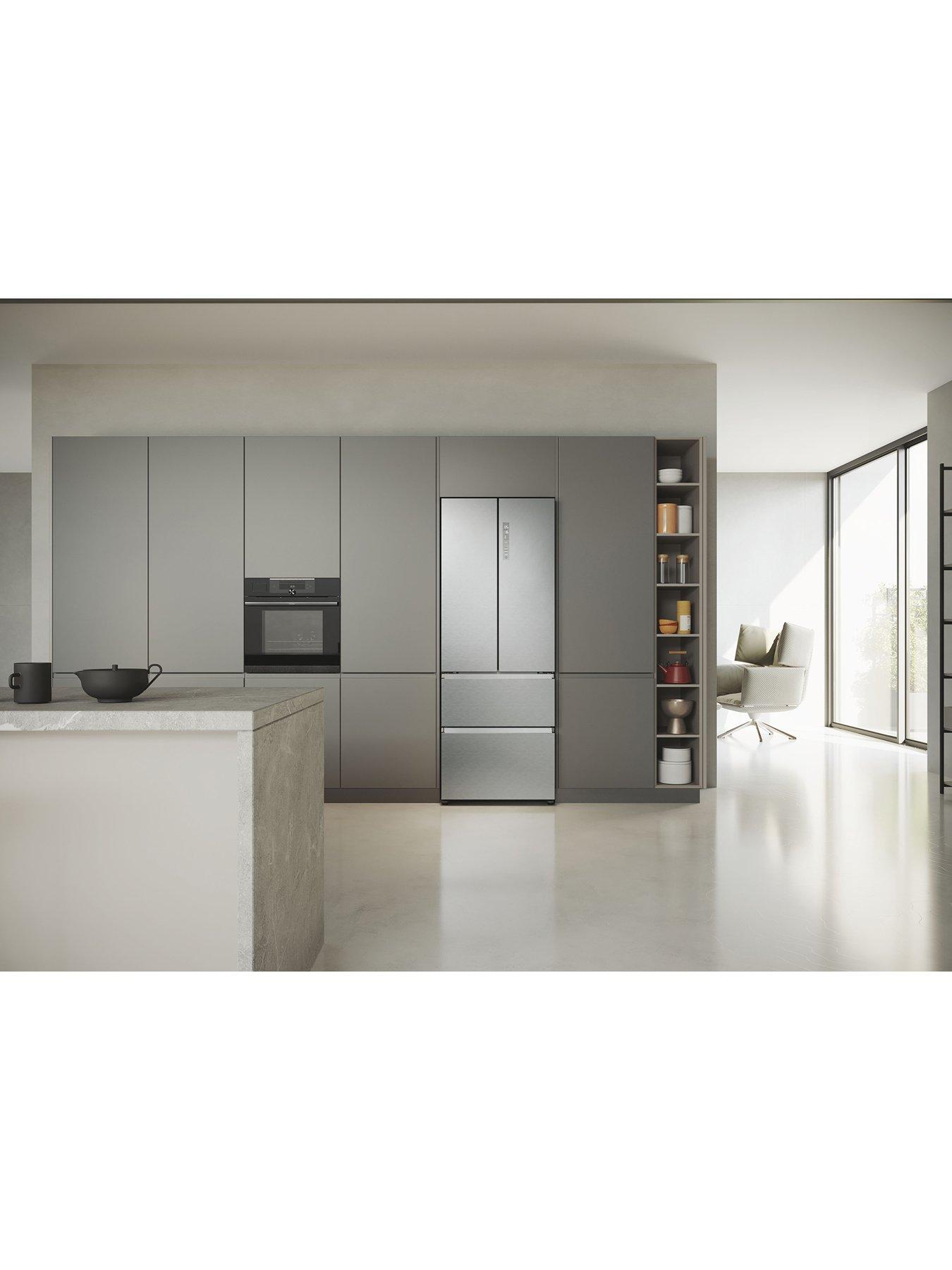  image of haier-fd-70-hfr5719enmg-70cm-widenbspfrost-free-american-fridge-freezernbspe-rated-stainless-steel