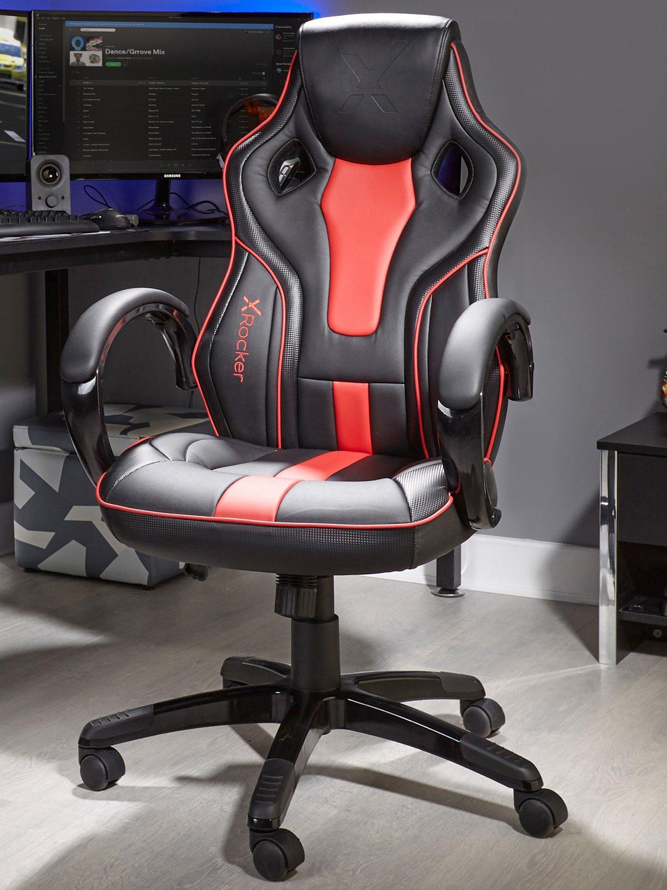 X Rocker Maverick PC Office Gaming Chair - NEW - Beige