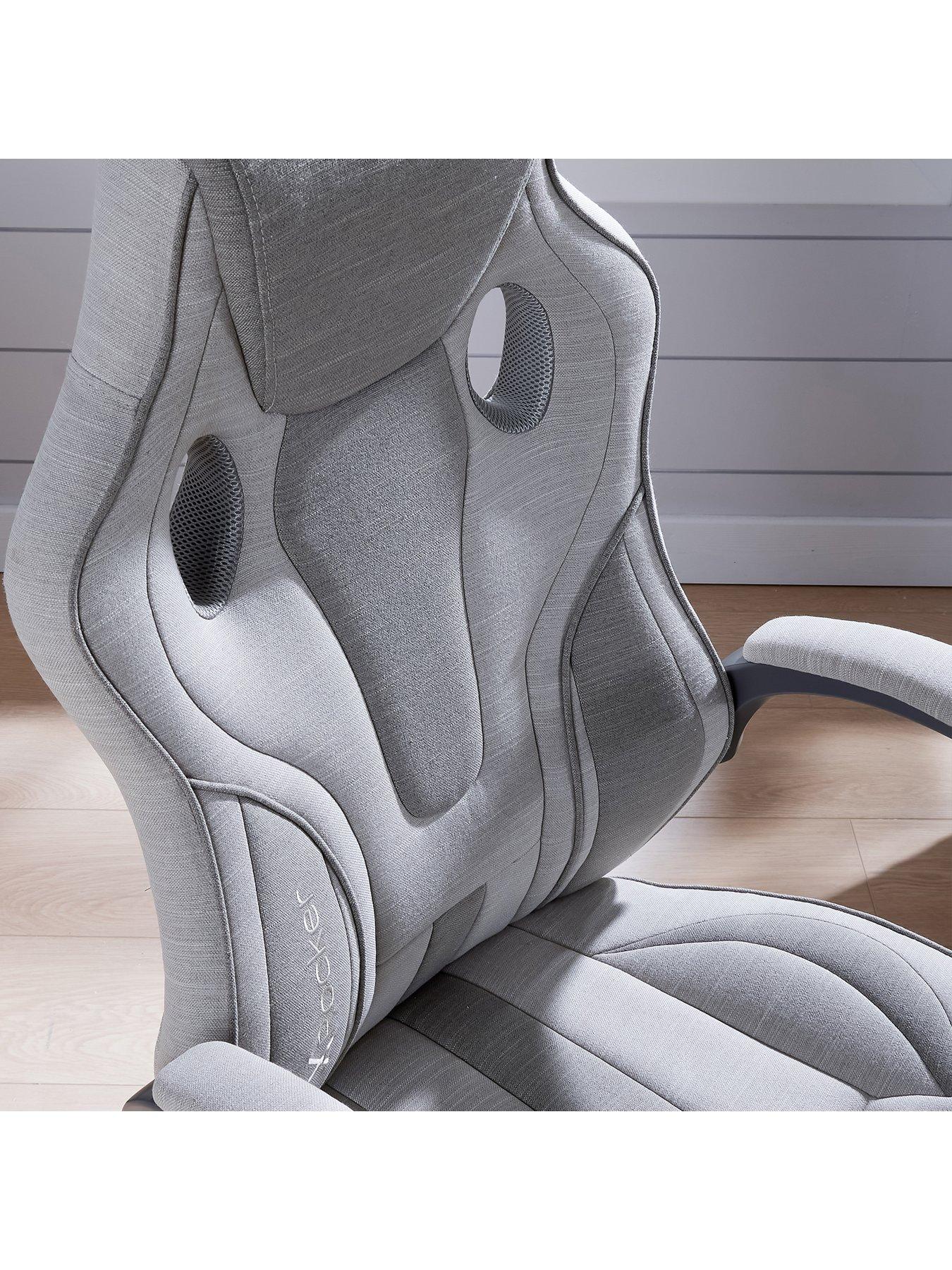 image of x-rocker-maverick-pc-office-gaming-chair-new-beige