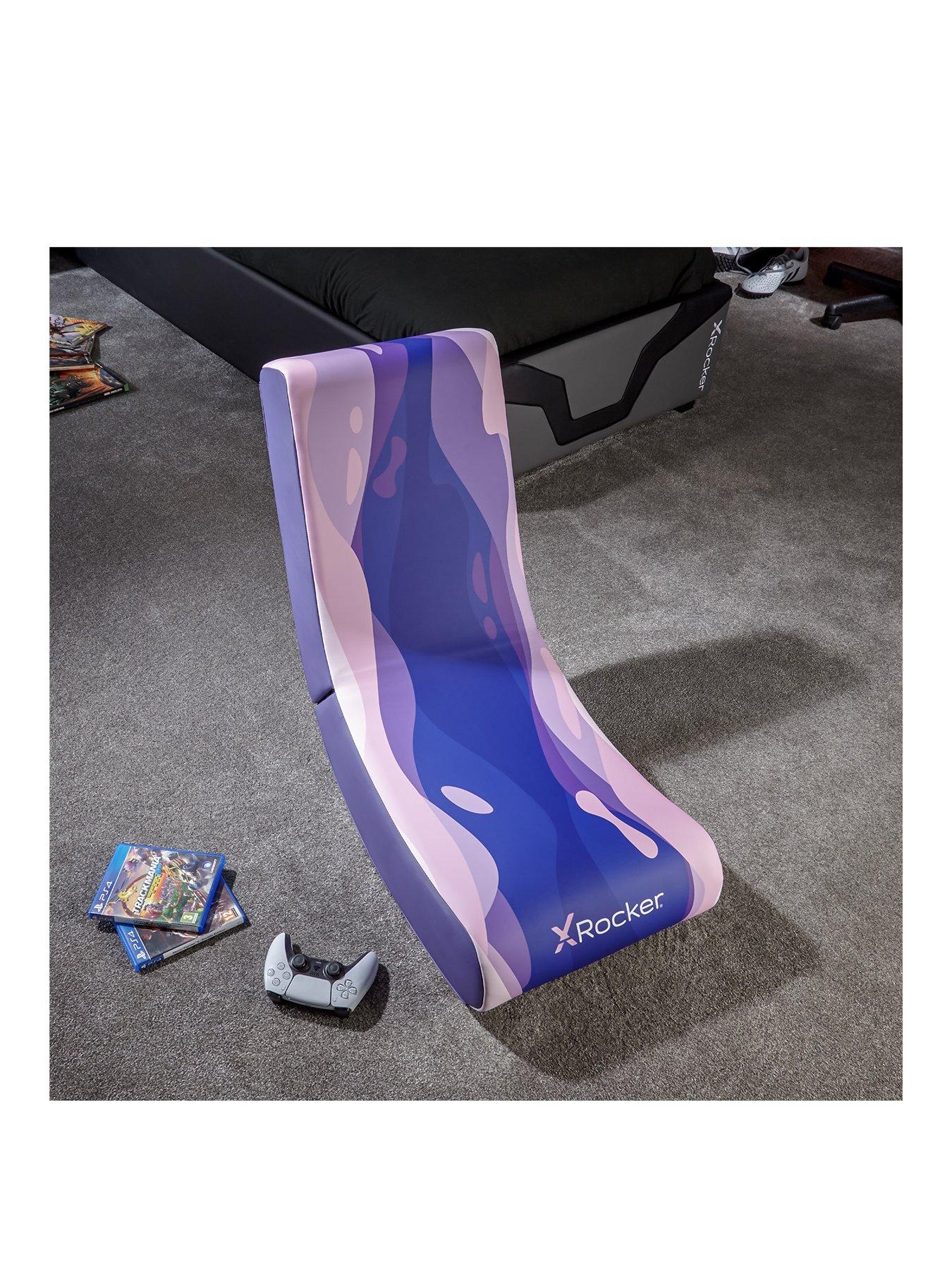  image of x-rocker-video-rocker-lava-edition-foldable-gaming-chair