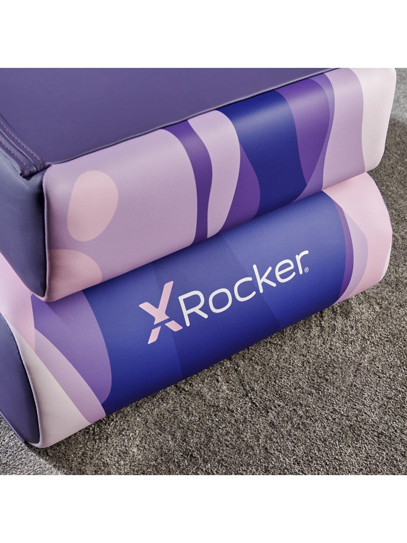  image of x-rocker-video-rocker-lava-edition-foldable-gaming-chair
