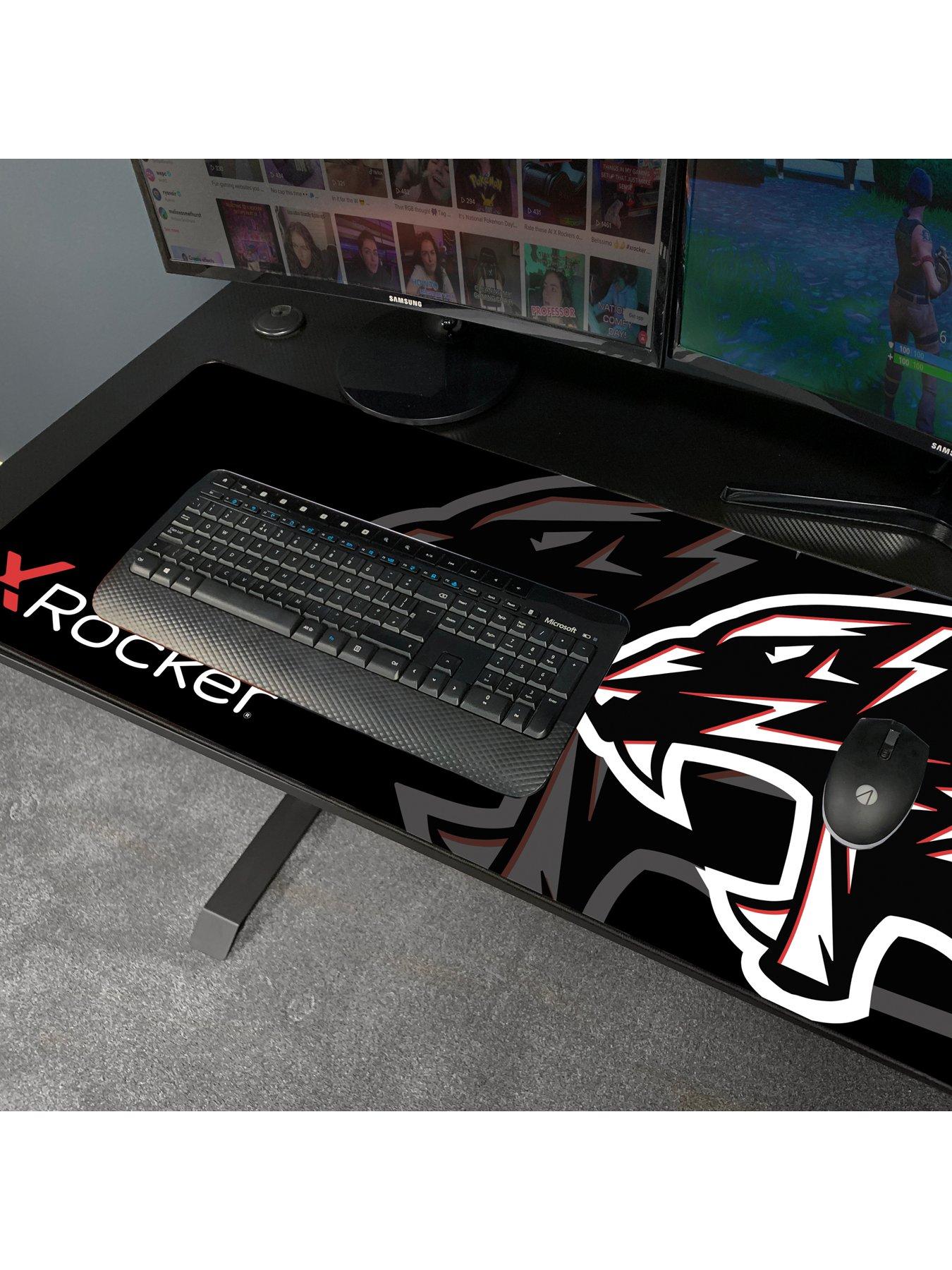 X rocker panther xl corner gaming desk clearance