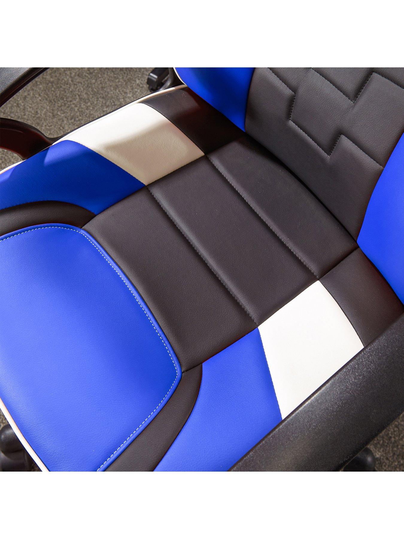 Image 5 of 7 of X Rocker Saturn Mid-Back Esport Gaming Chair - Black / Blue /White