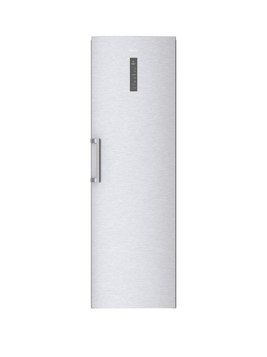 front image of haier-h3f330seh1-frost-free-upright-freezernbspe-rated-stainless-steel