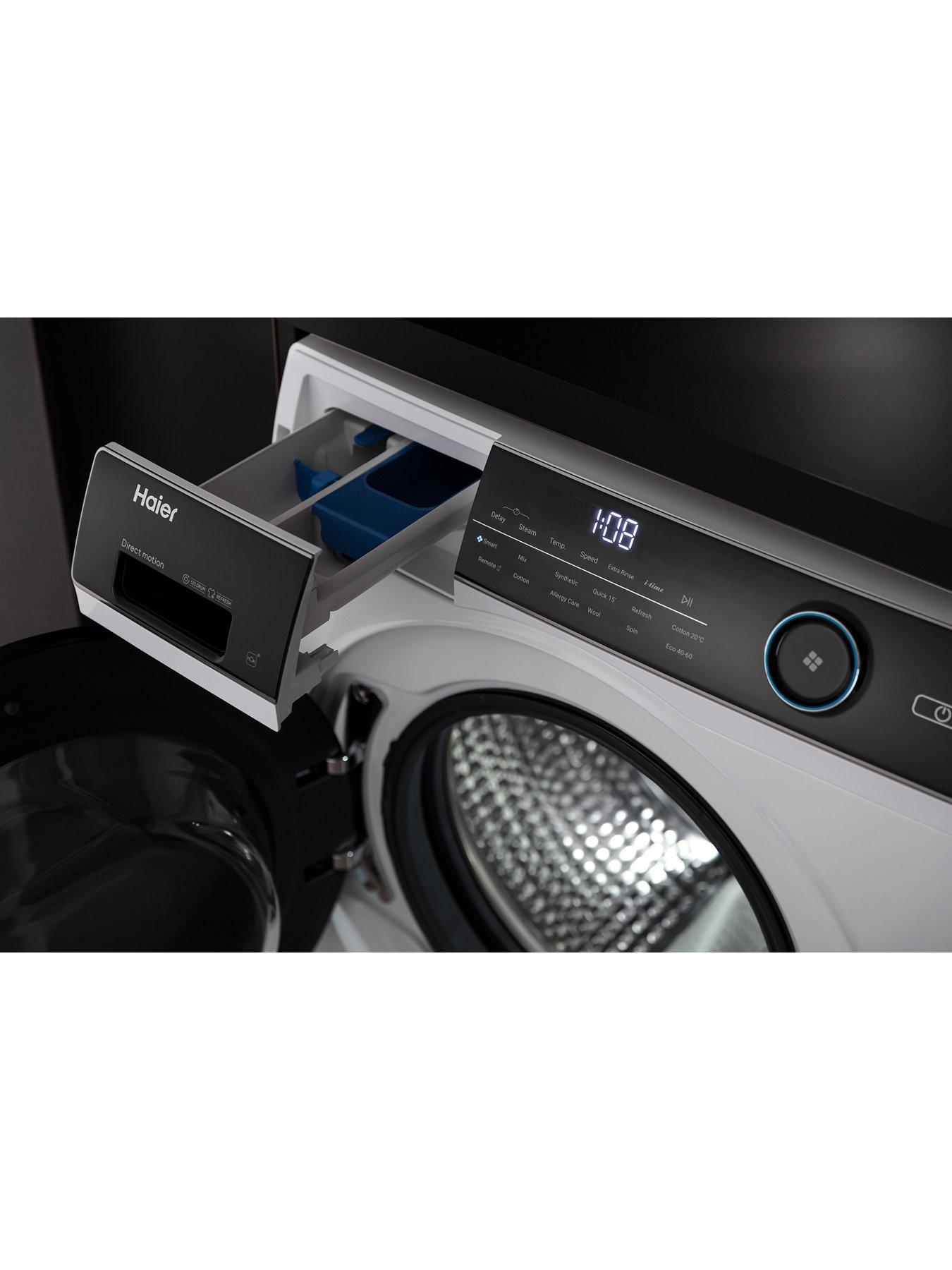  image of haier-i-pro-series-5-hw90-b14959u1-9kg-wash-1400-rpm-spinnbspwashing-machine-with-wifinbspa-rated-white
