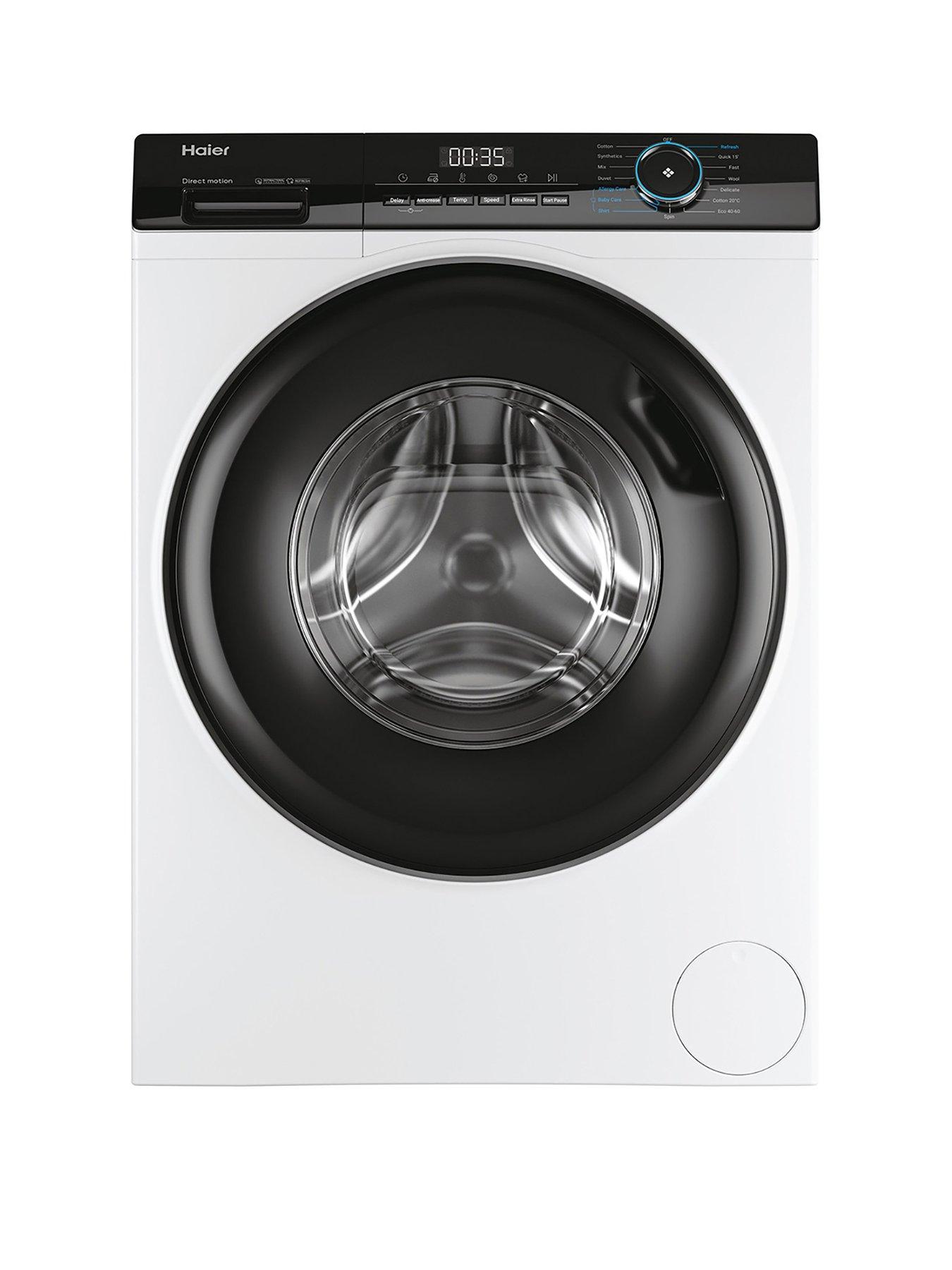 undefined i-Pro Series 3 HW90-B14939 9kg Load, 1400 Spin Washing Machine, A Rated - White