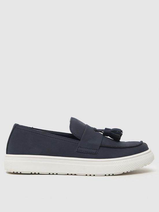 front image of schuh-level-junior-boys-casual-trainer-loafer