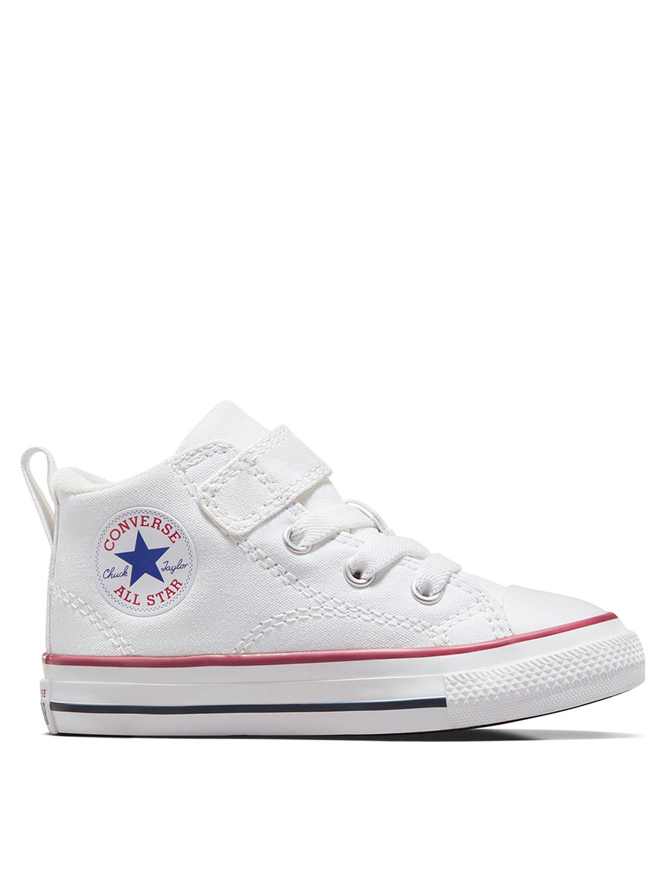 Converse Infant Boys Malden Street Mid Trainers White littlewoods