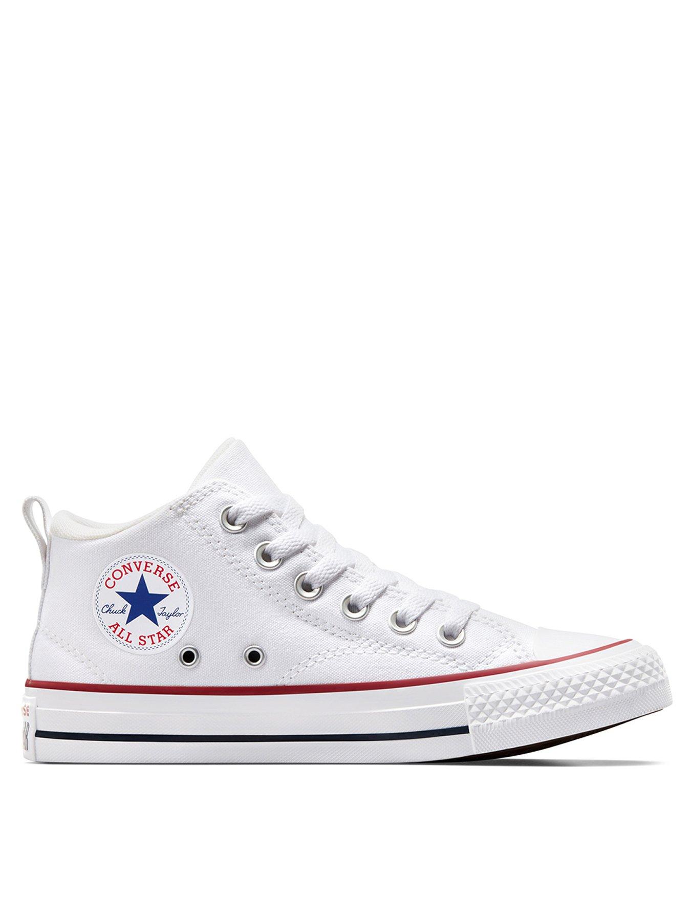 Stort univers Rige rigdom Converse Chuck Taylor All Star Malden Street Trainers - White |  littlewoods.com