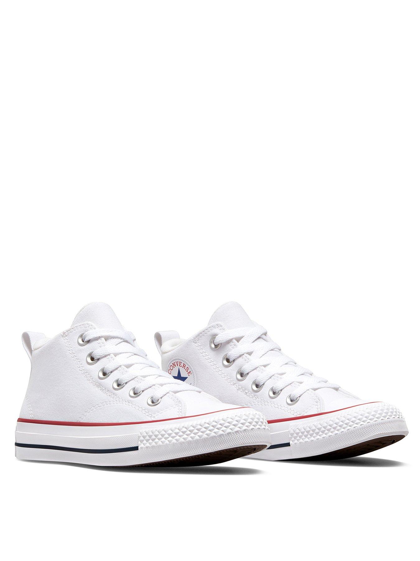 Junior cheap white converse